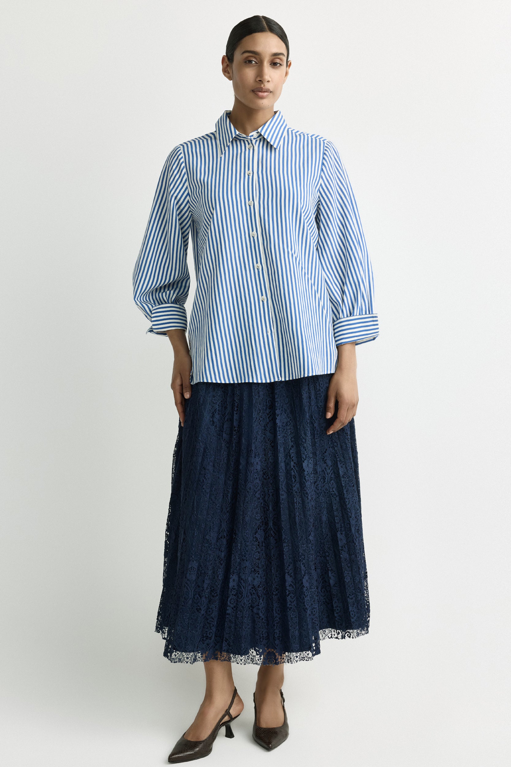 Blue Lace skirt - Xandres