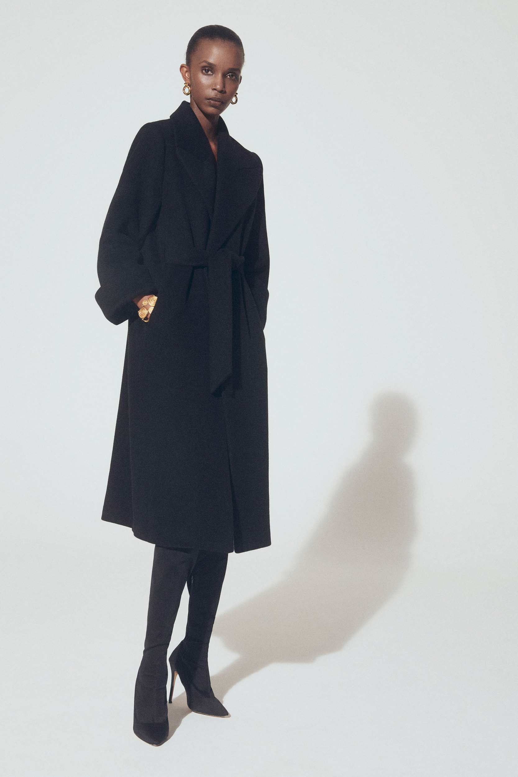 Long black coat