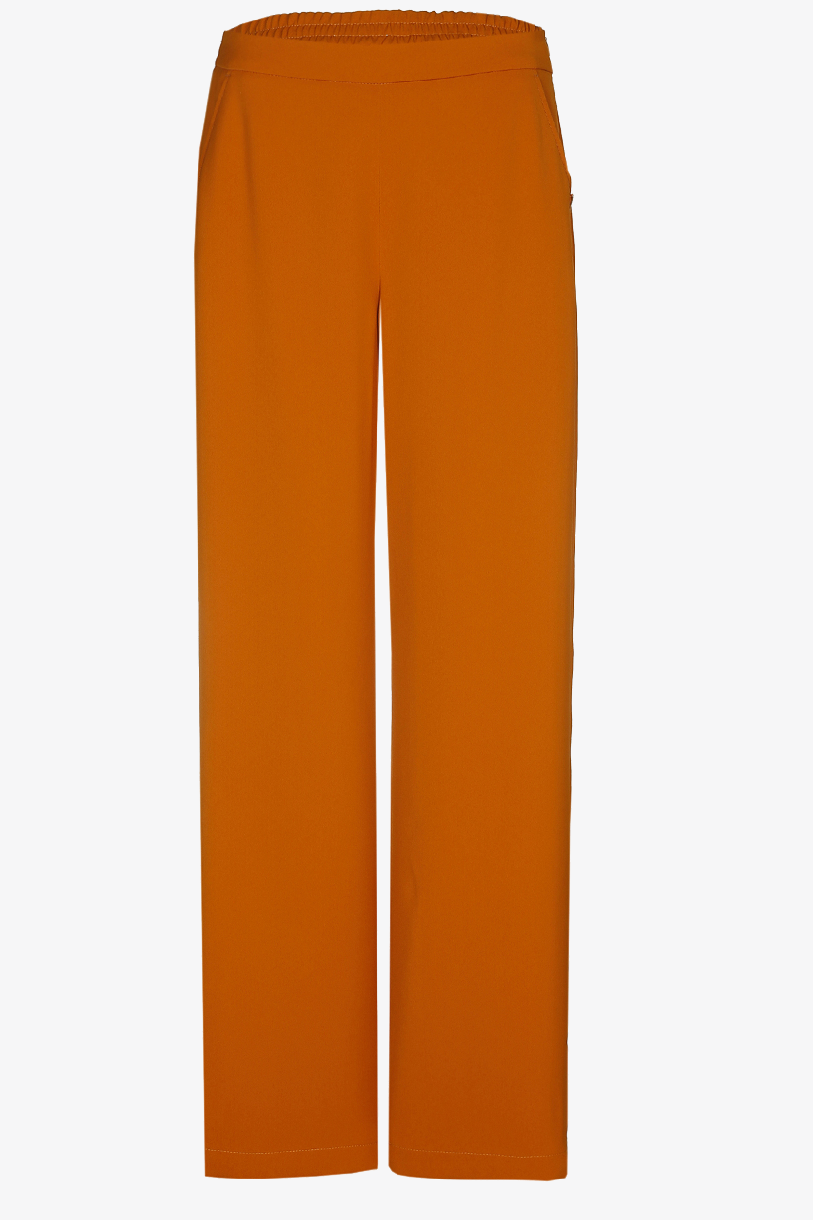 Trousers with elastic