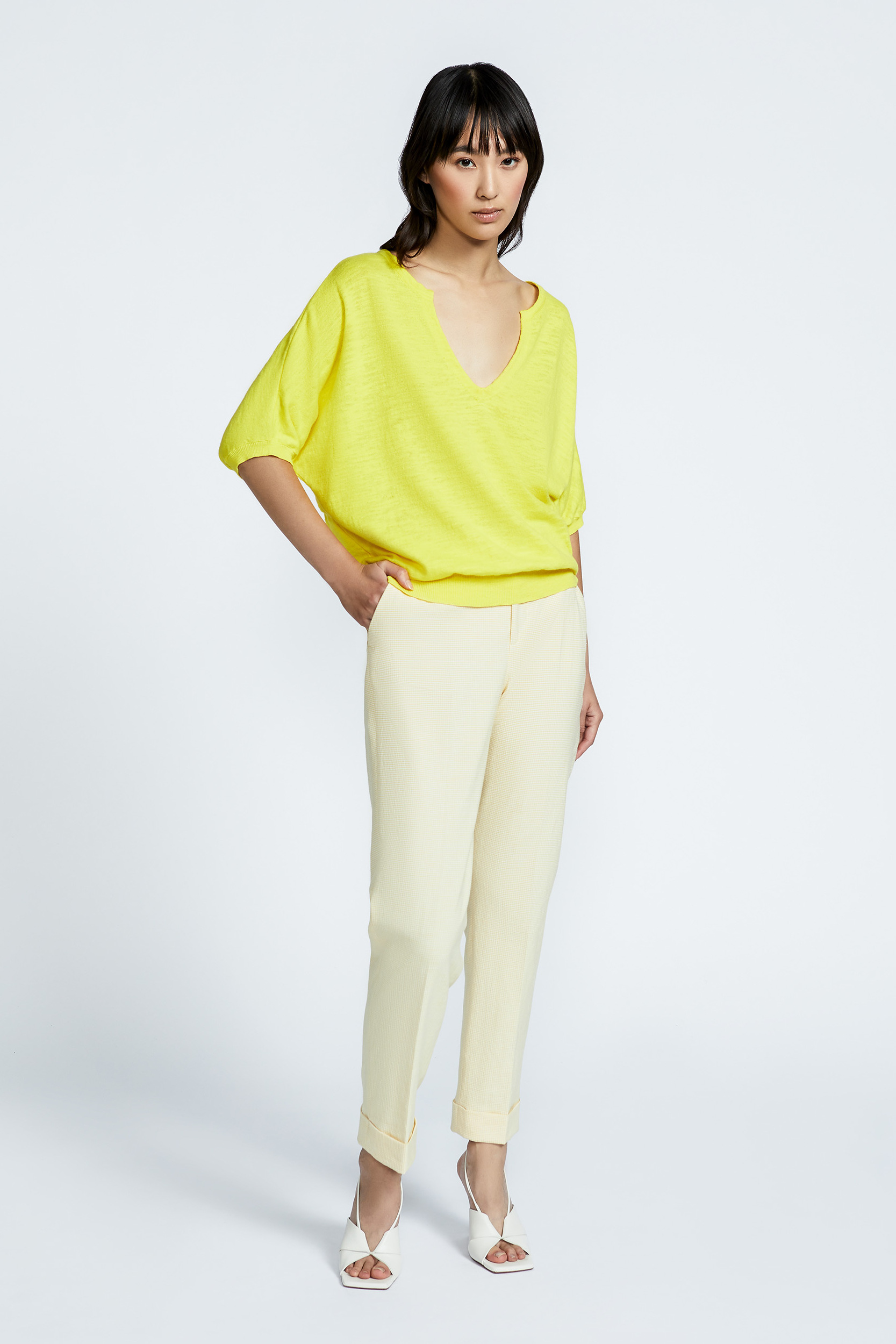 Pleated trousers