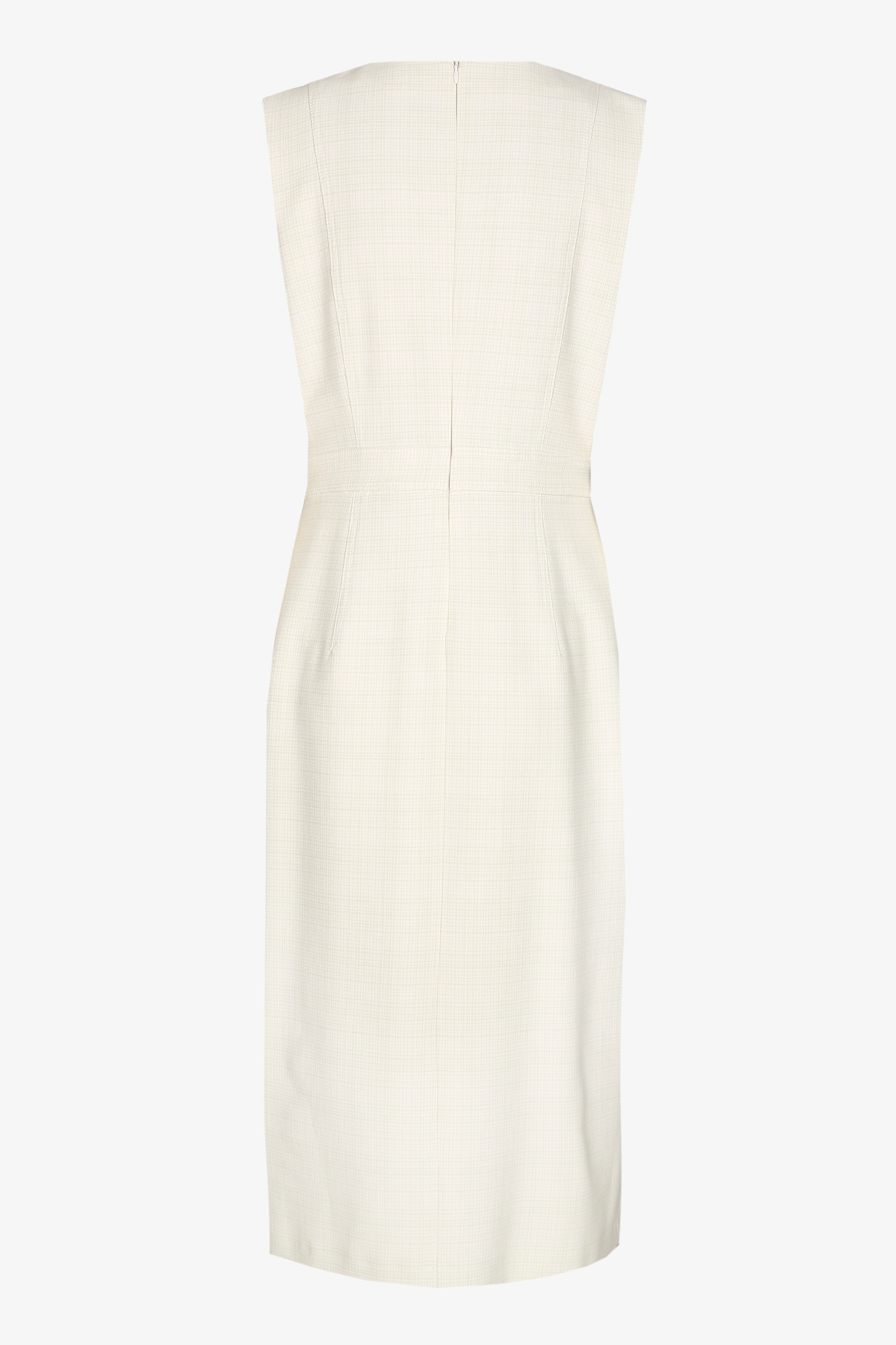 Asymmetrical dress with slit
