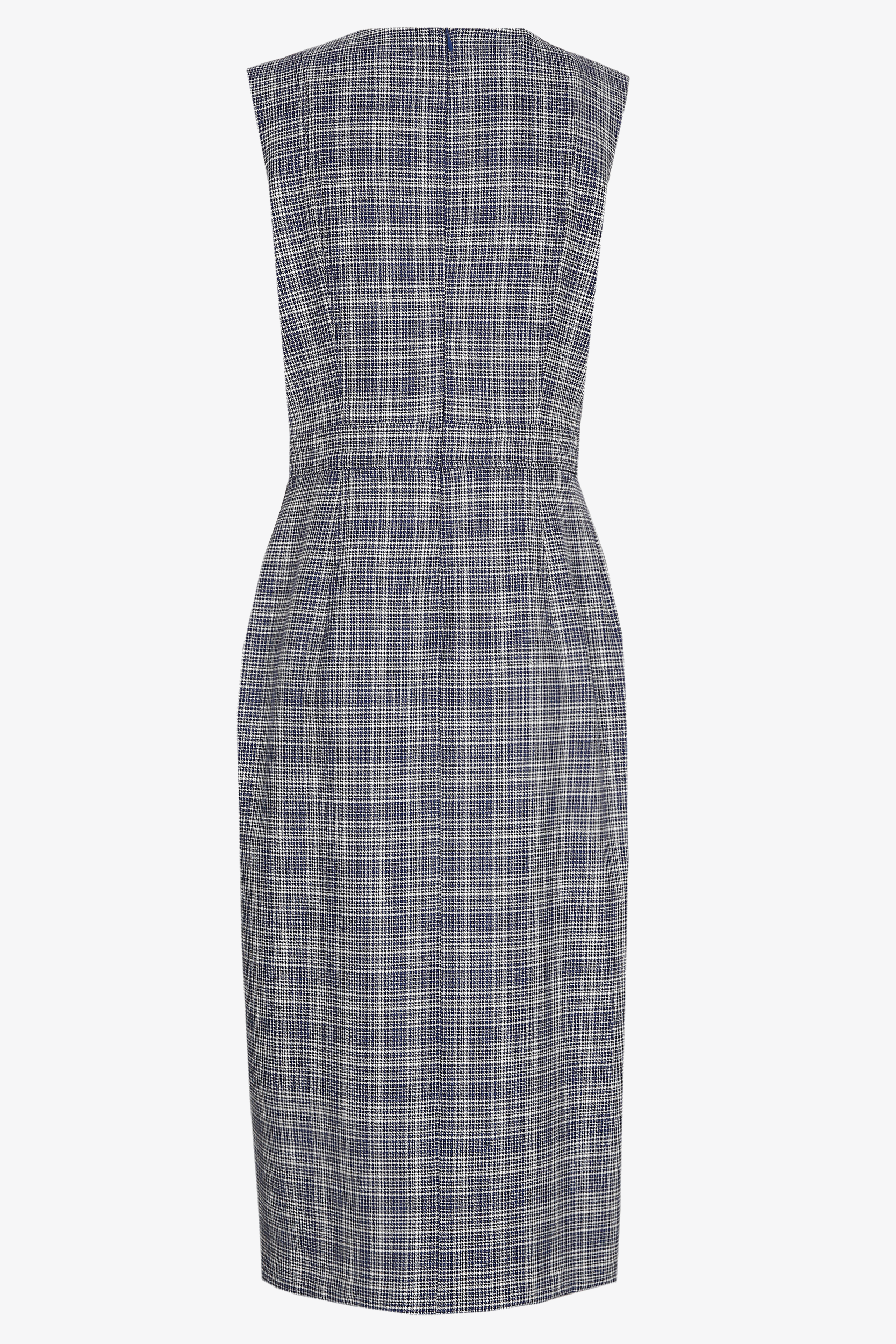 Asymmetrical dress with slit