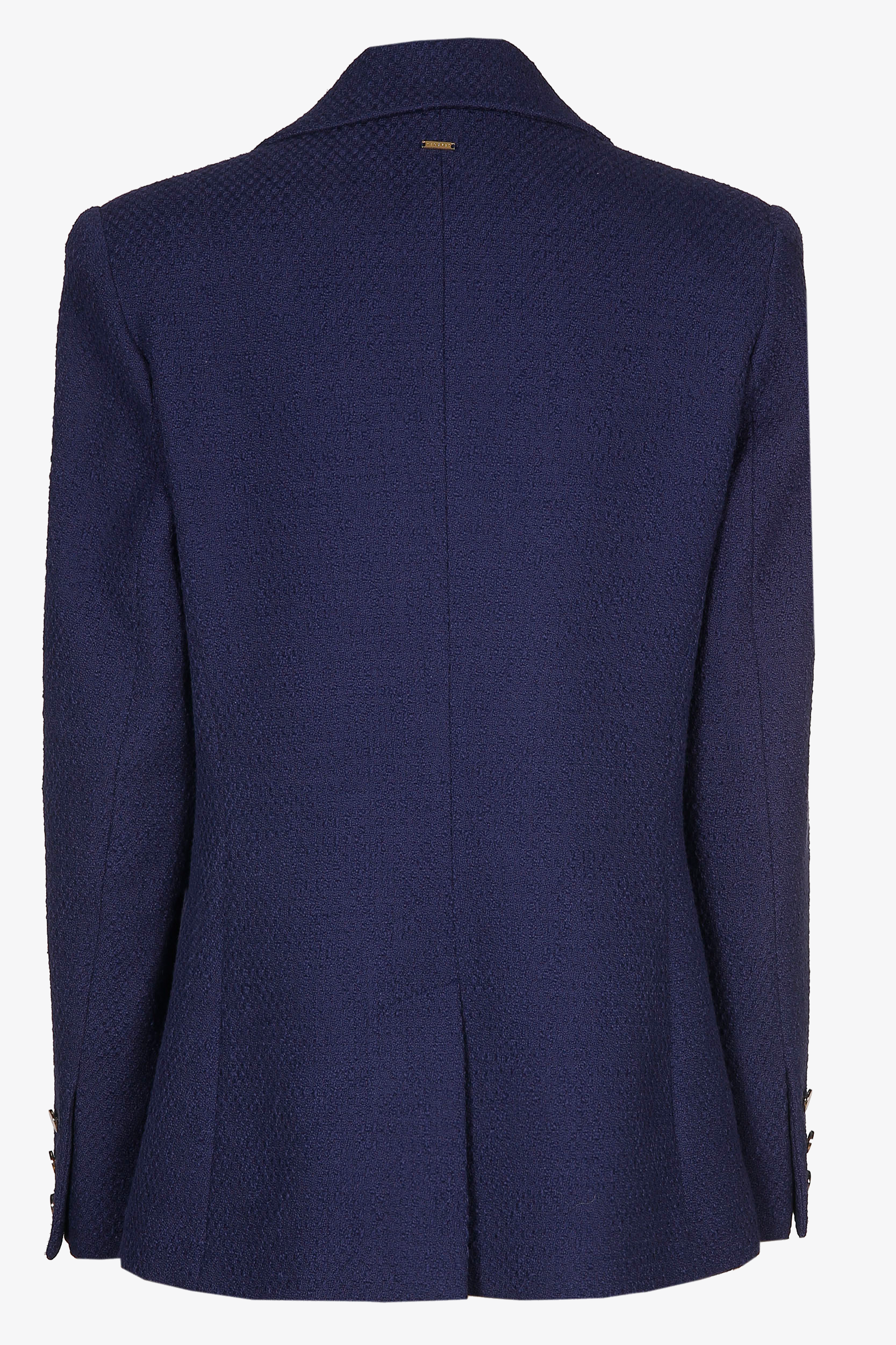 Blazer with double row of buttons