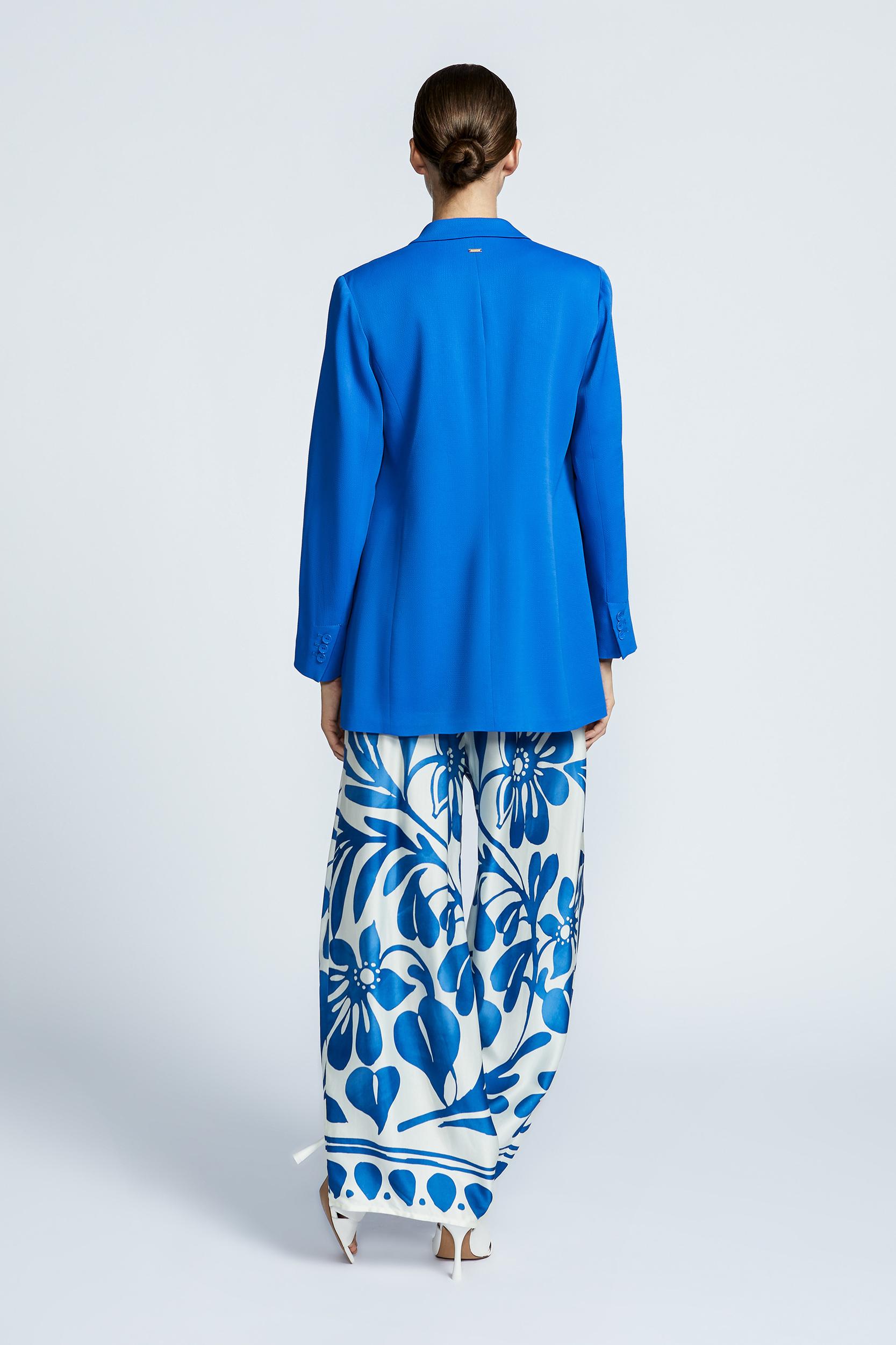 Blazer in bubble viscose