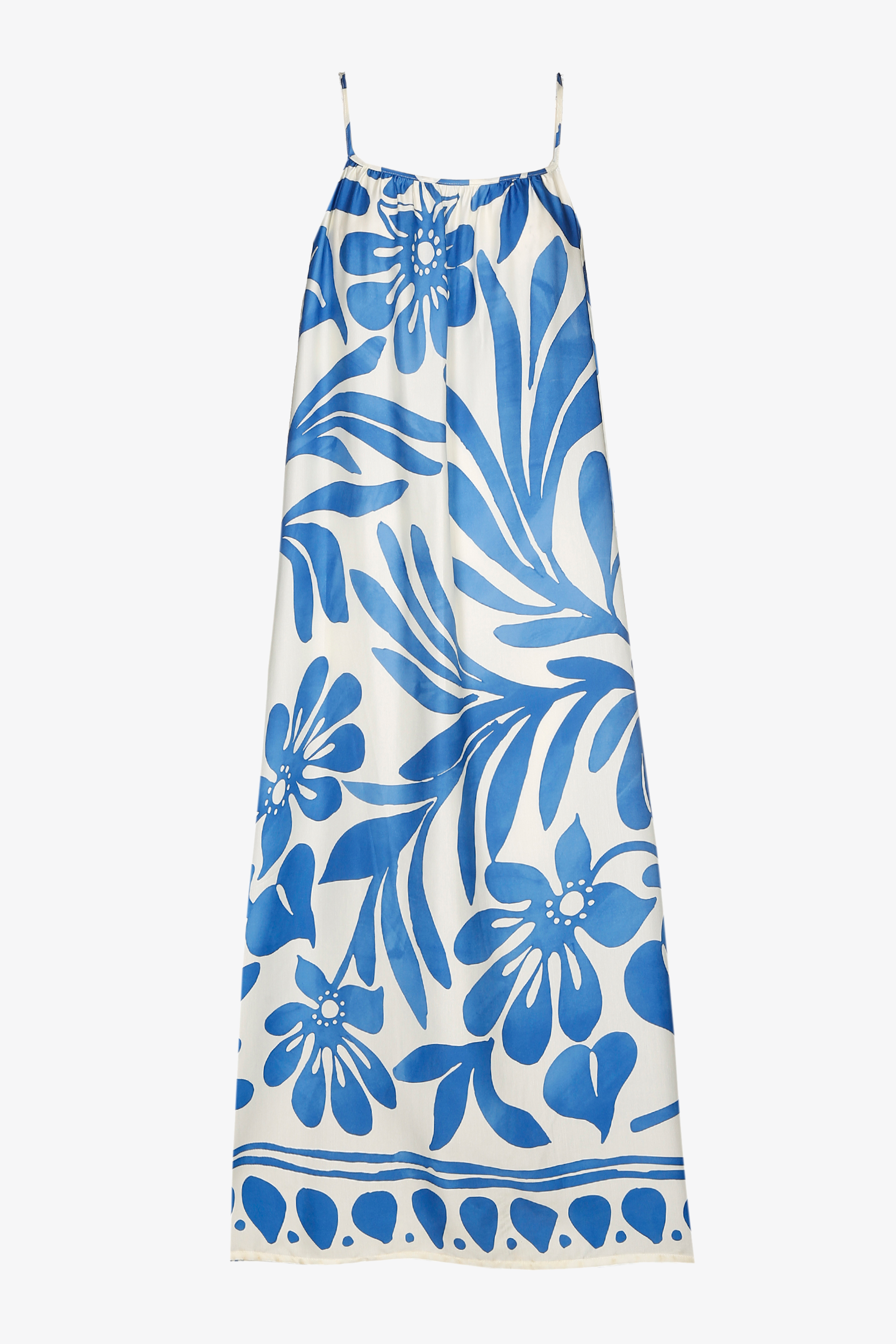 Summery dress with floral print