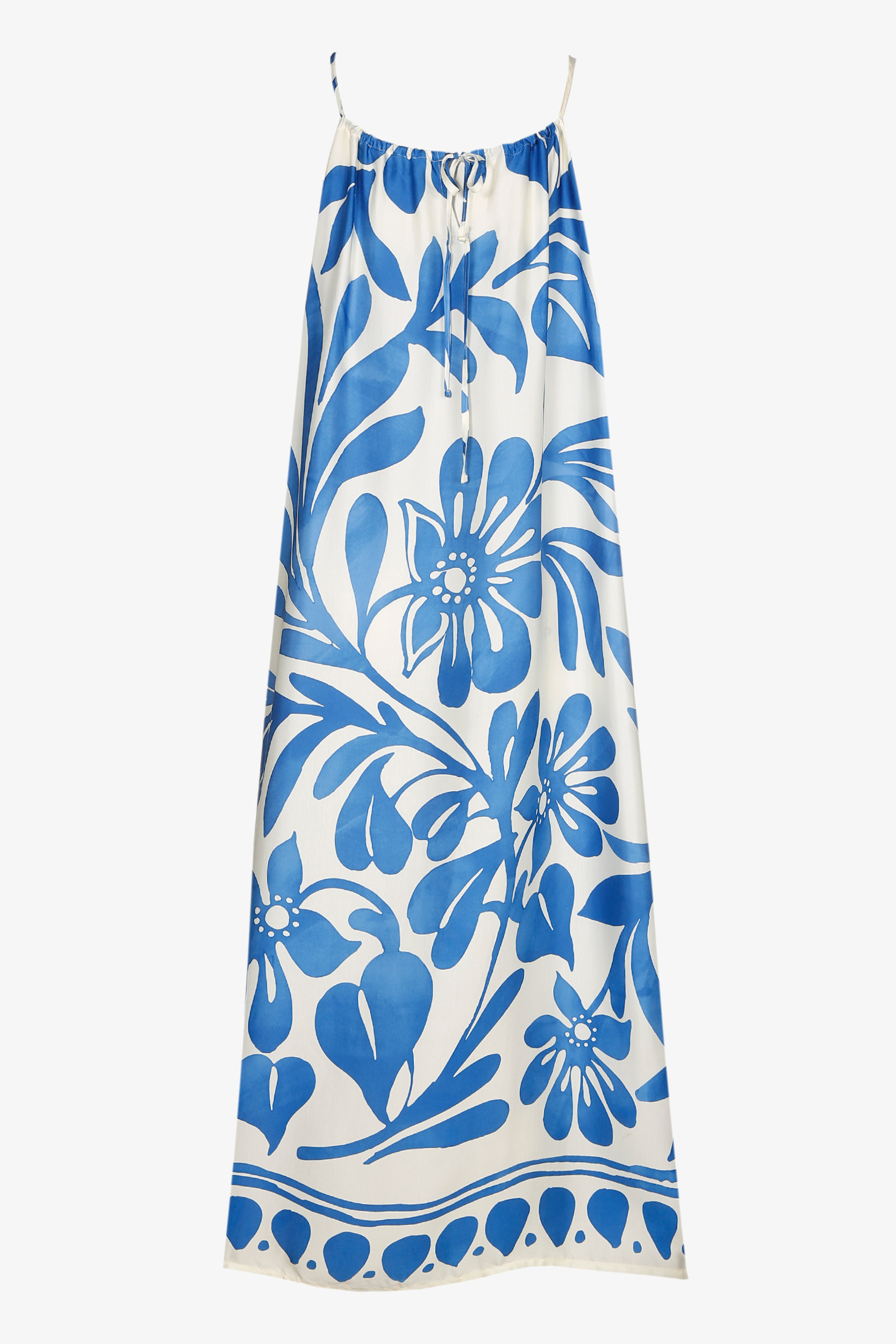 Summery dress with floral print