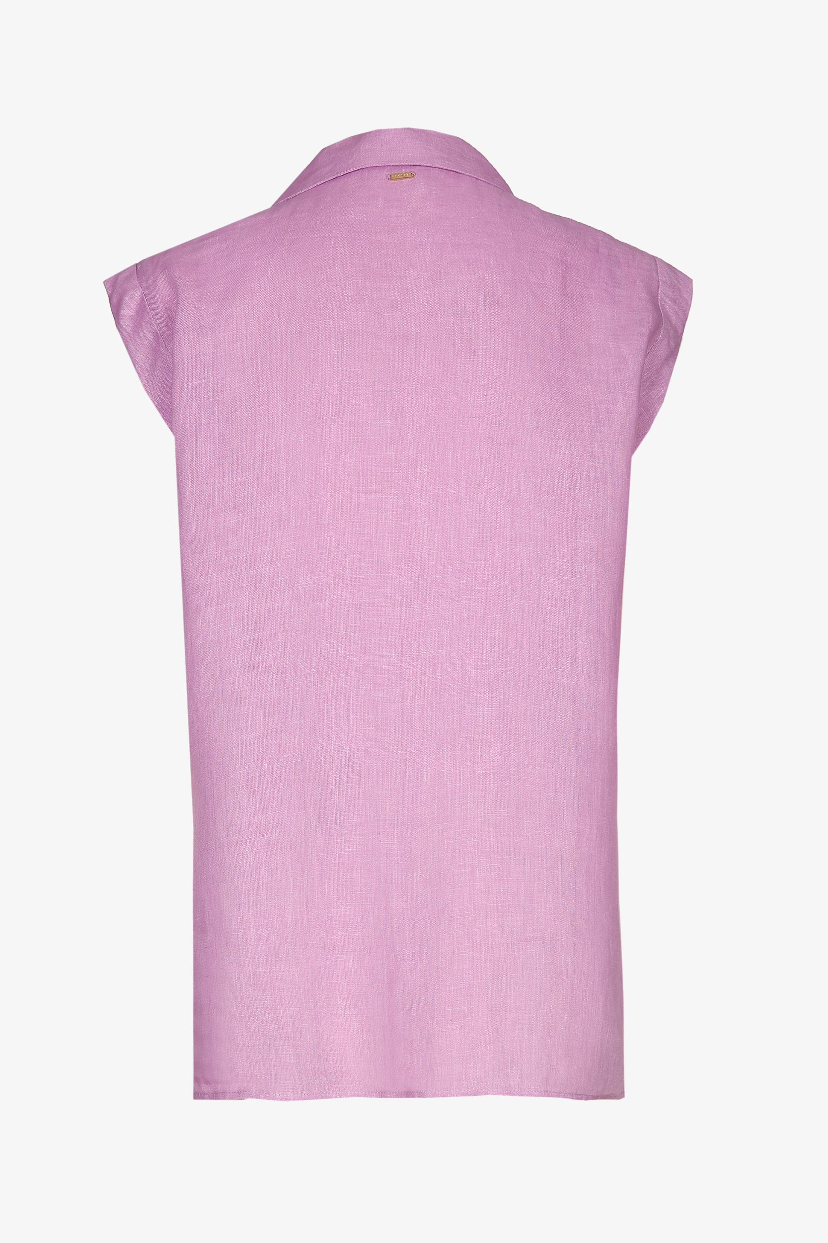 Sleeveless linen shirt