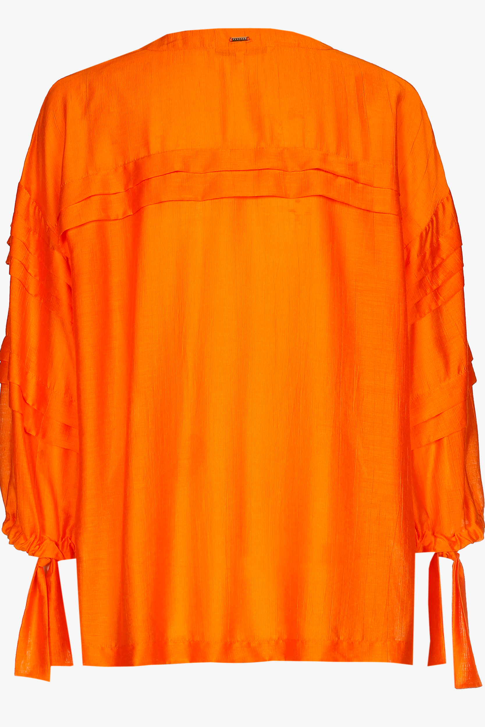 Blouse with satin sheen