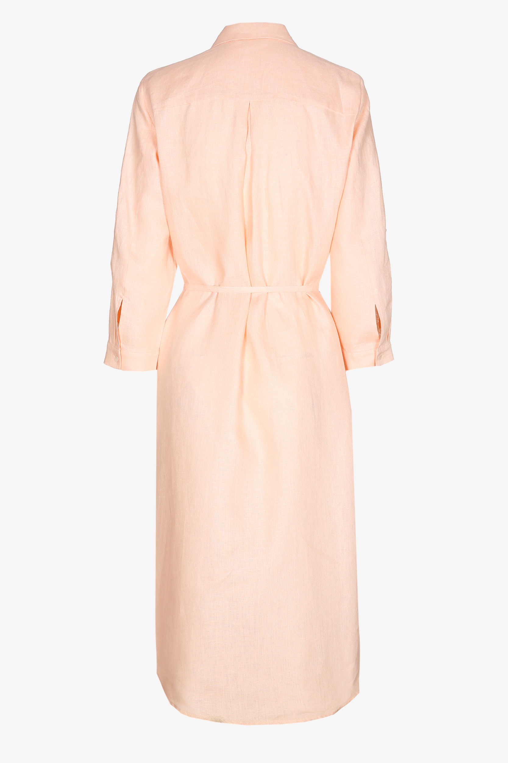 Linen shirt dress