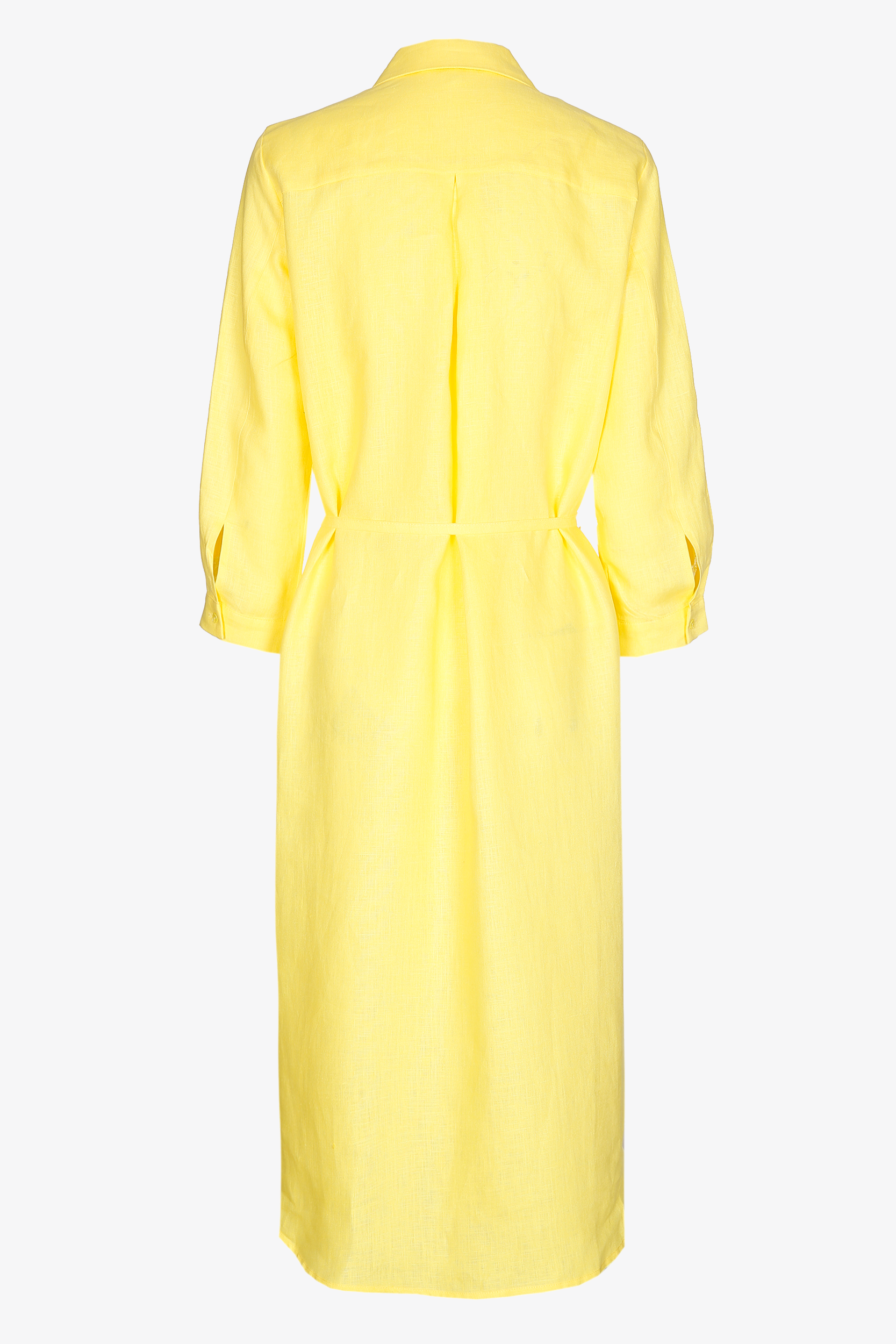 Linen shirt dress