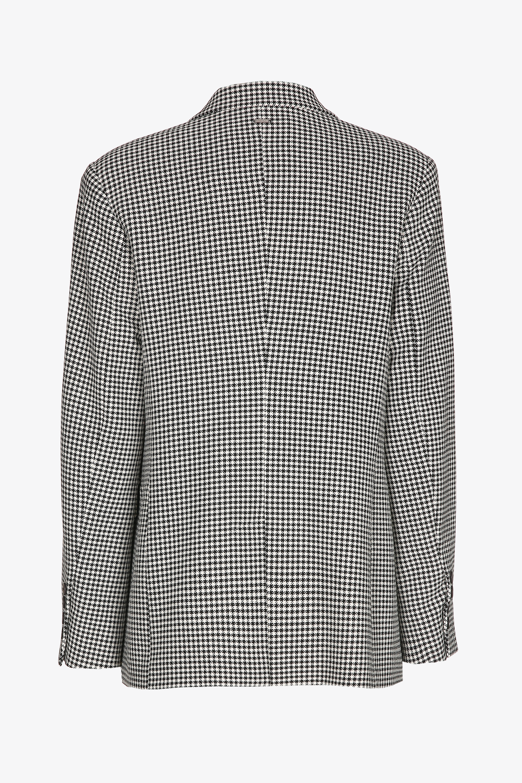 Blazer mit Hahnentrittmuster