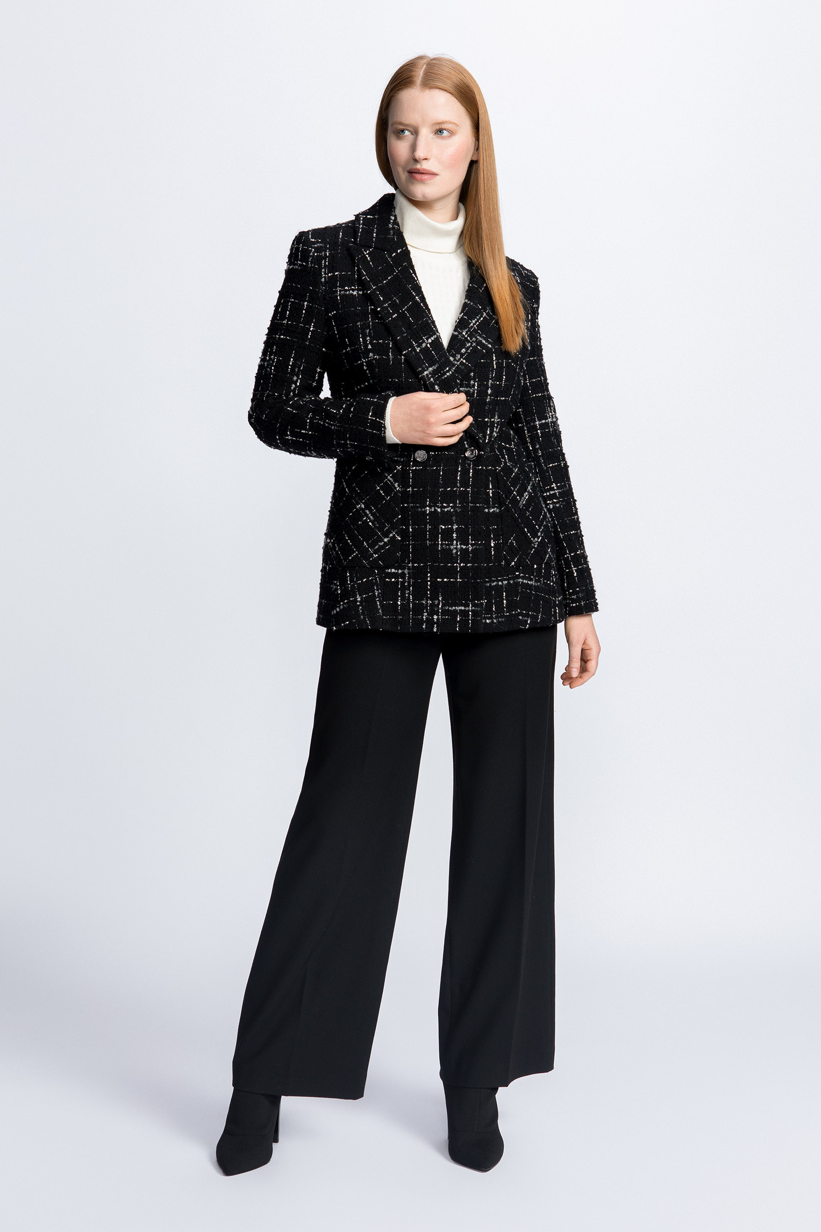 Blazer à double boutonnage