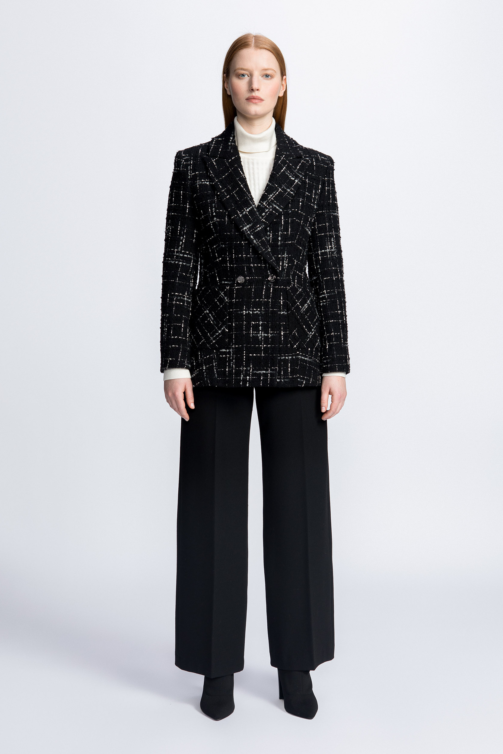 Blazer à double boutonnage