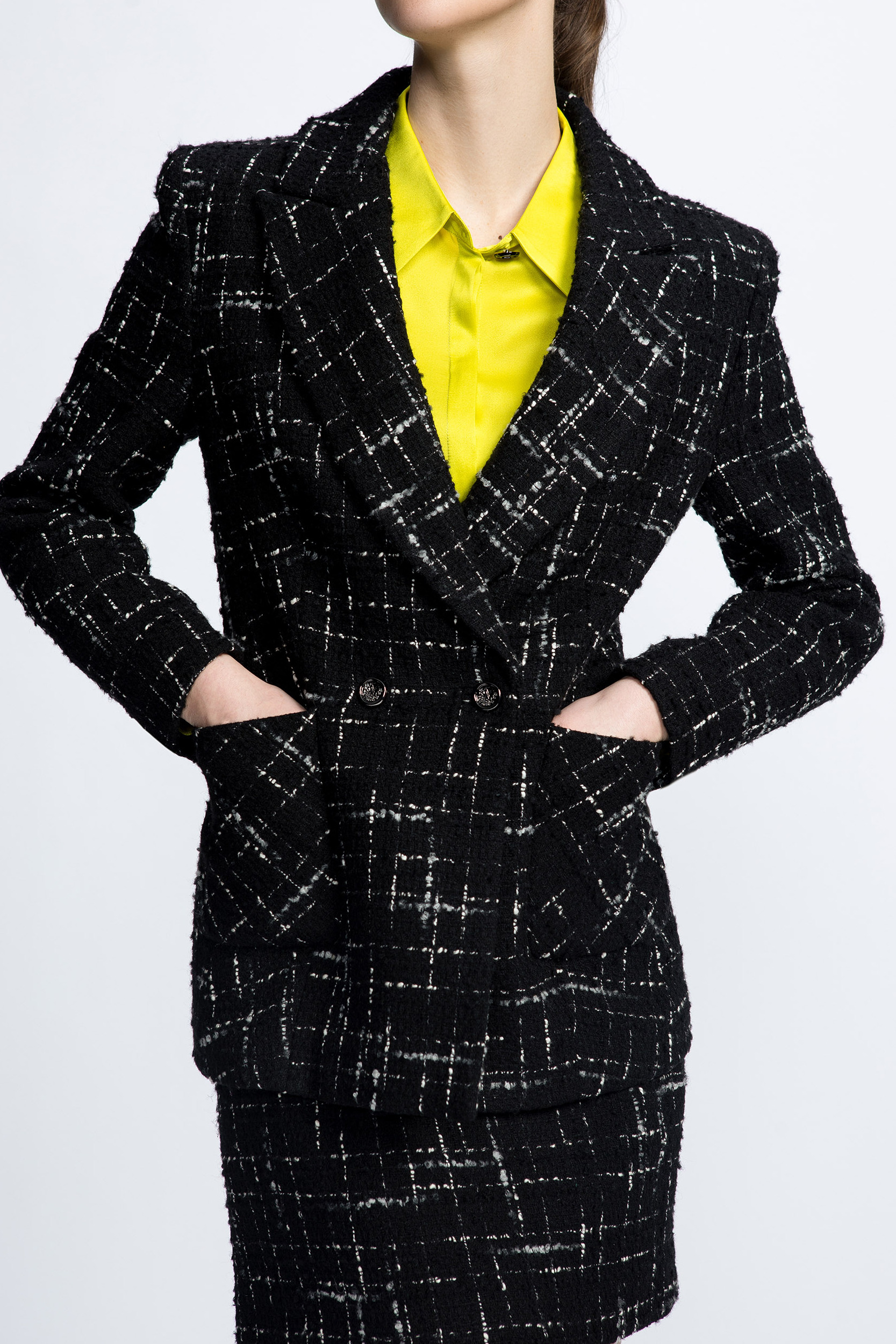 Blazer à double boutonnage