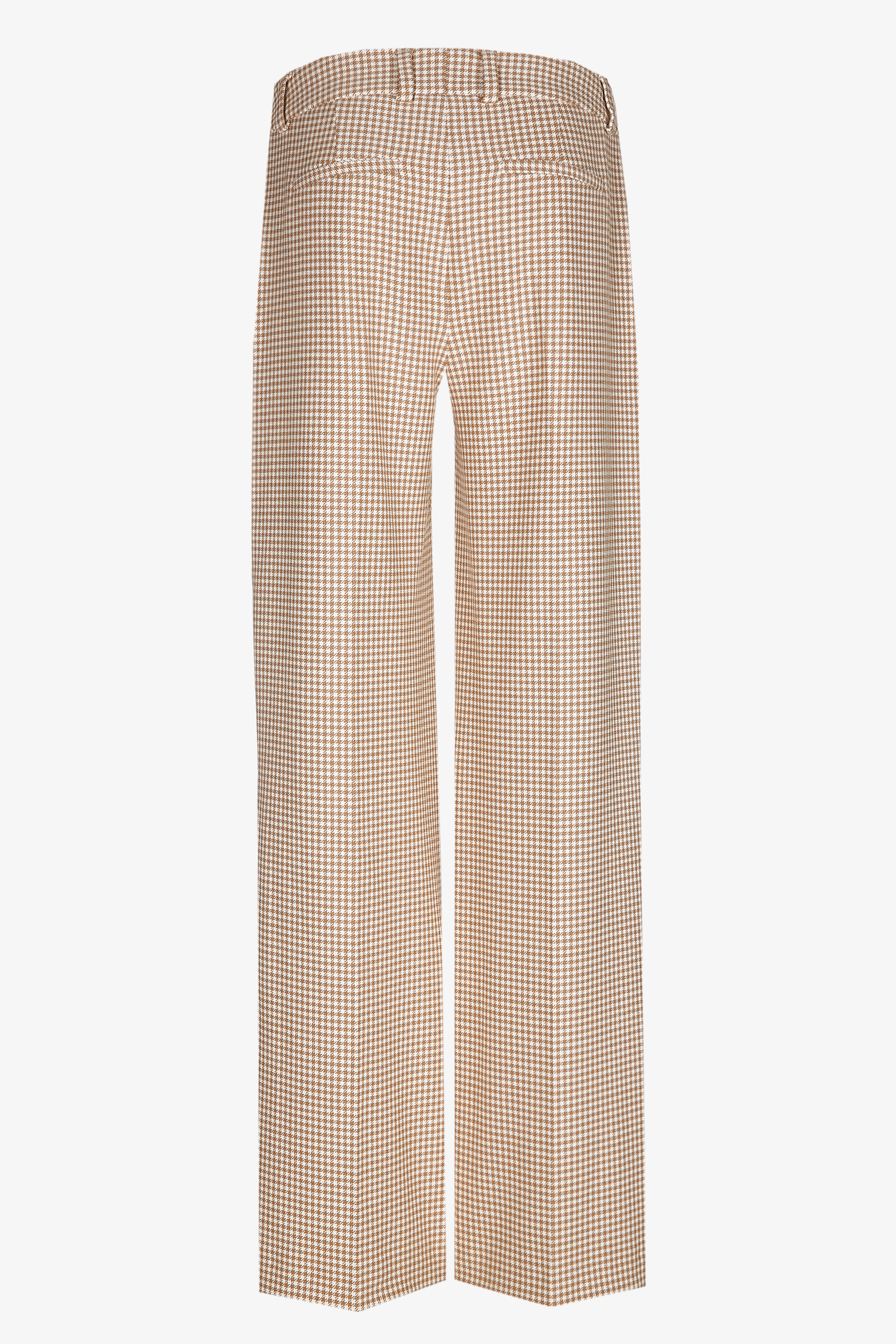 Pantalon habillé à motif pied-de-poule
