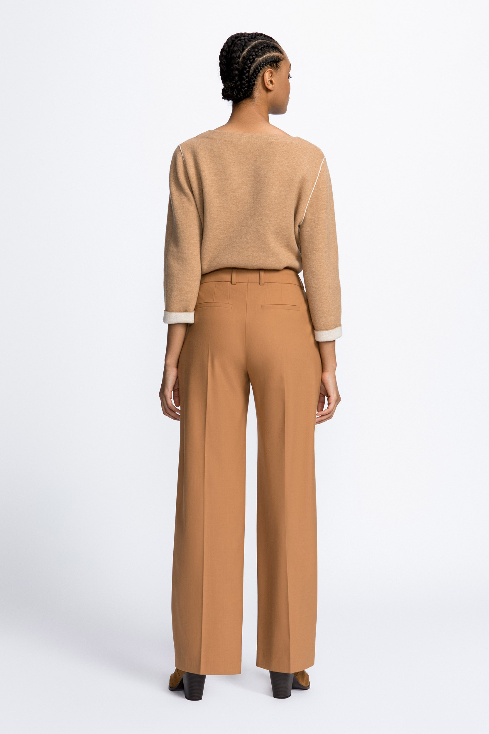 Pantalon habillé à jambes droites