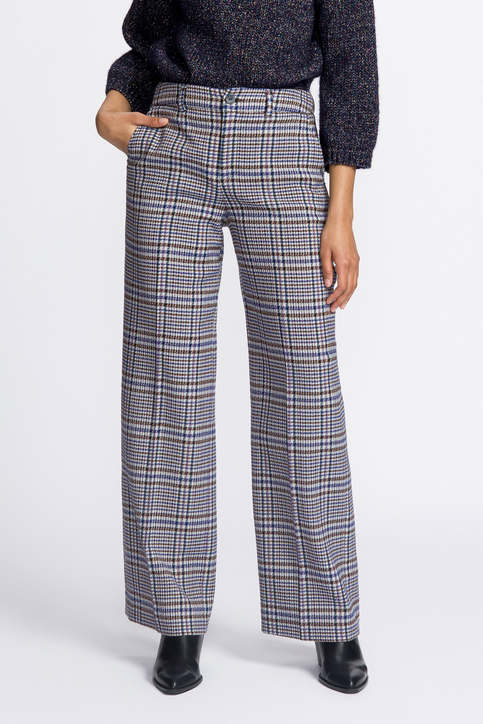 Formelle Hose mit Karomuster