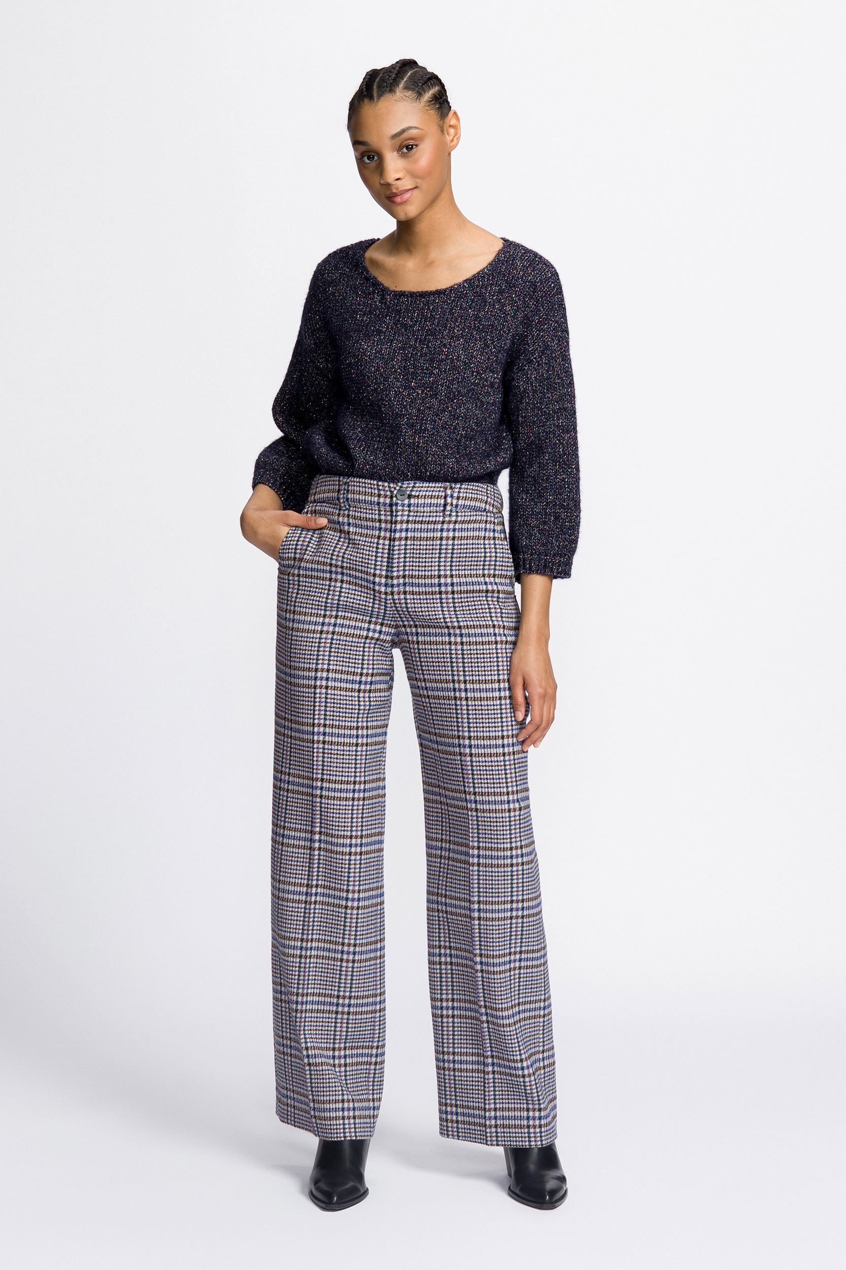 Formelle Hose mit Karomuster