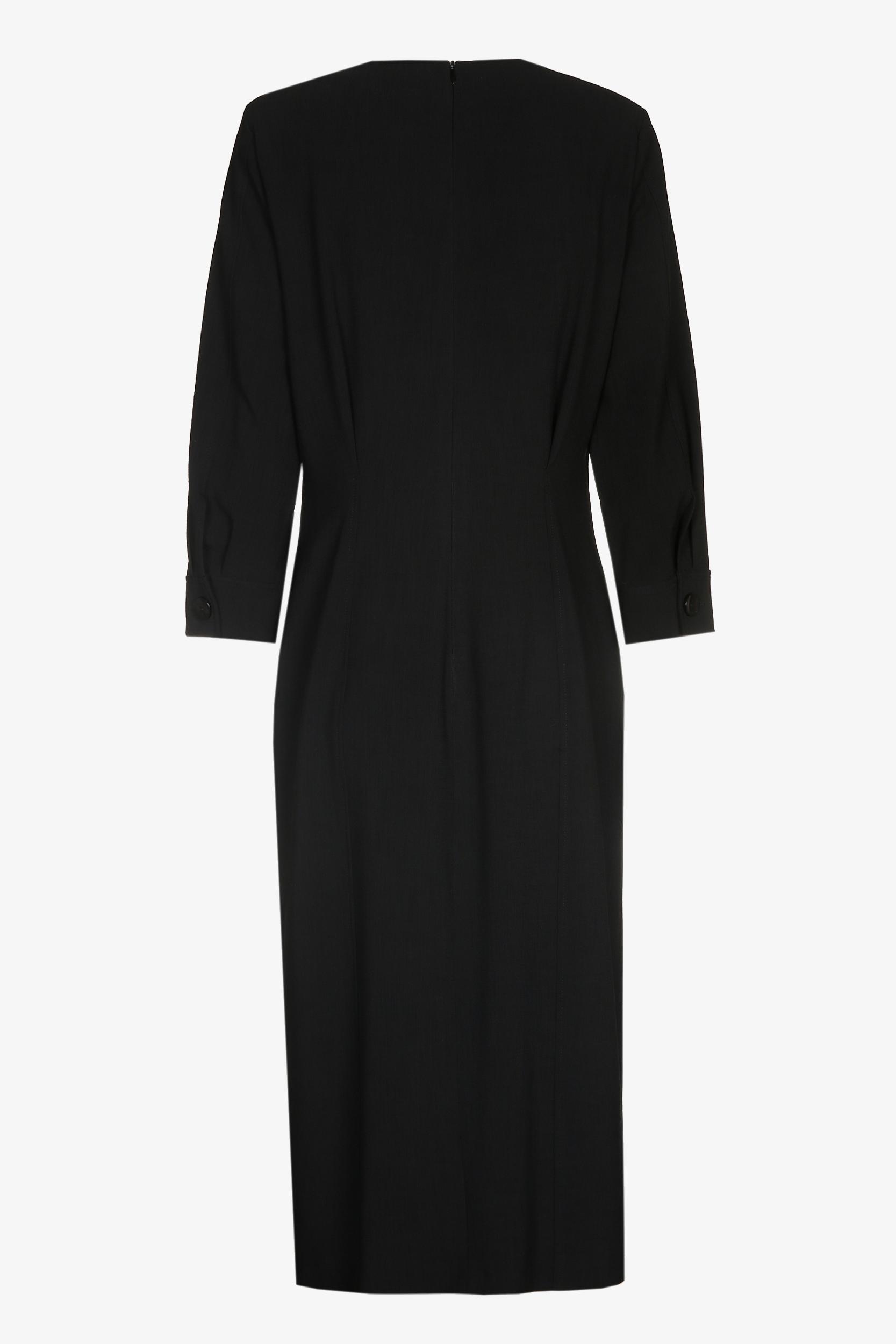 Midikleid mit V-Ausschnitt