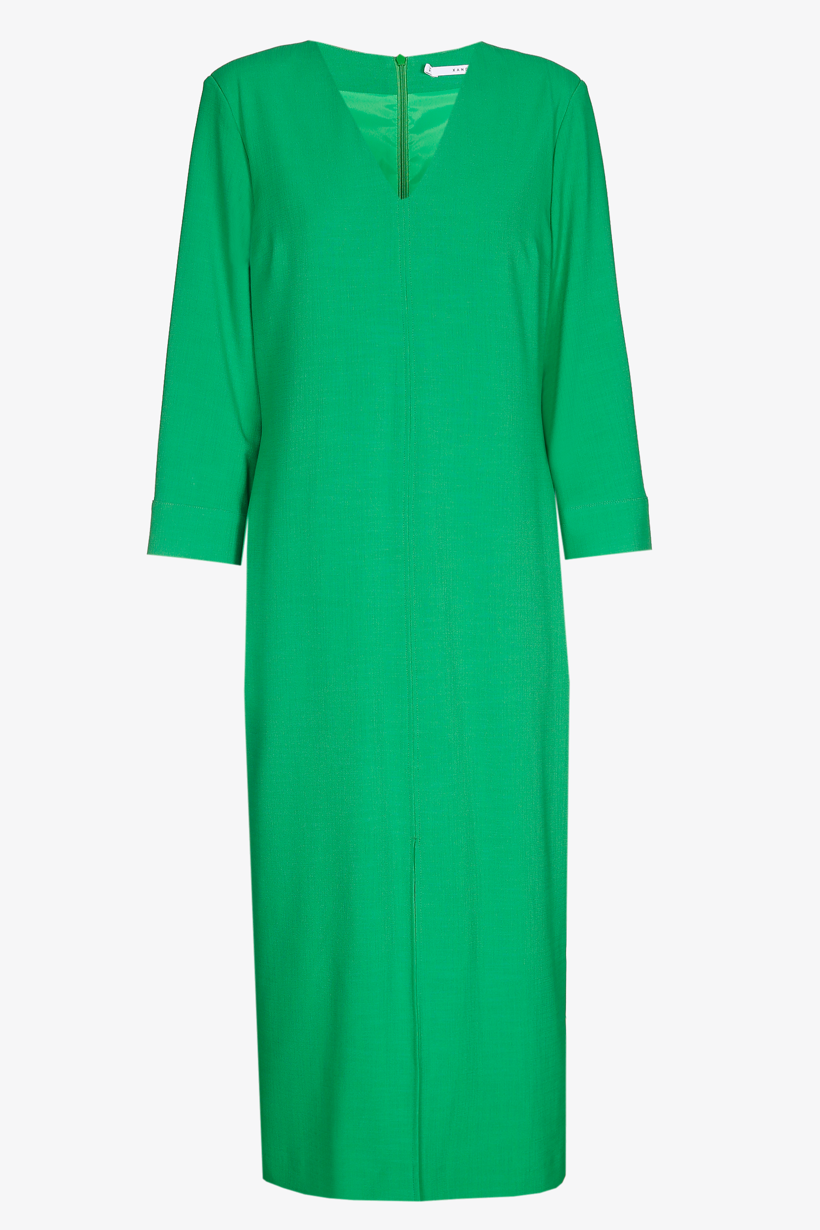 Robe midi à encolure en V