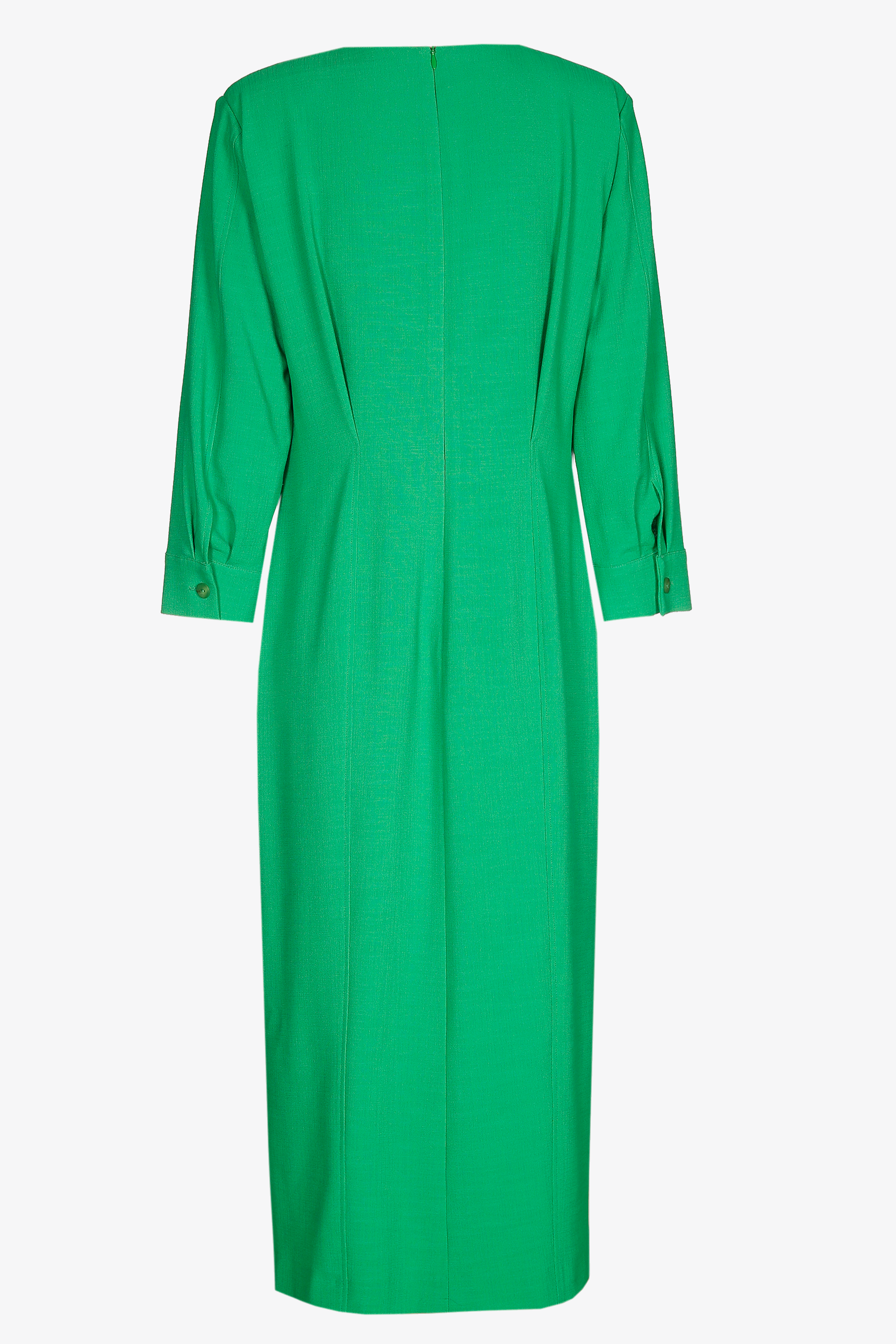 Robe midi à encolure en V