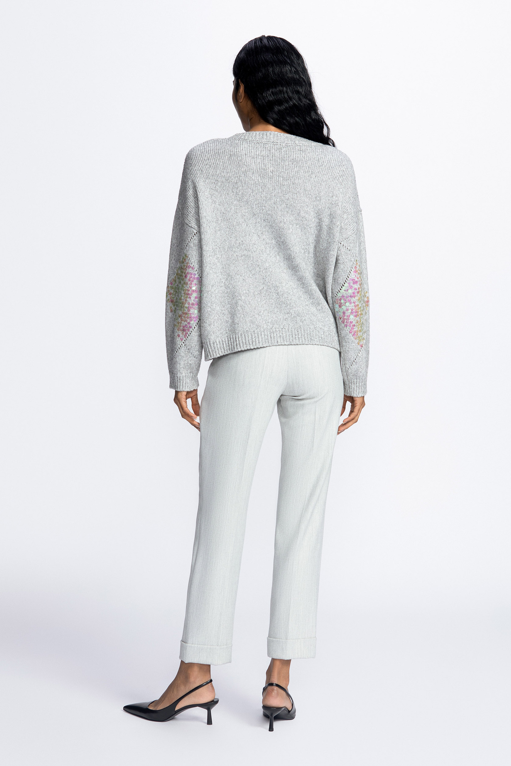 Formelle Hose mit schmalem Bein