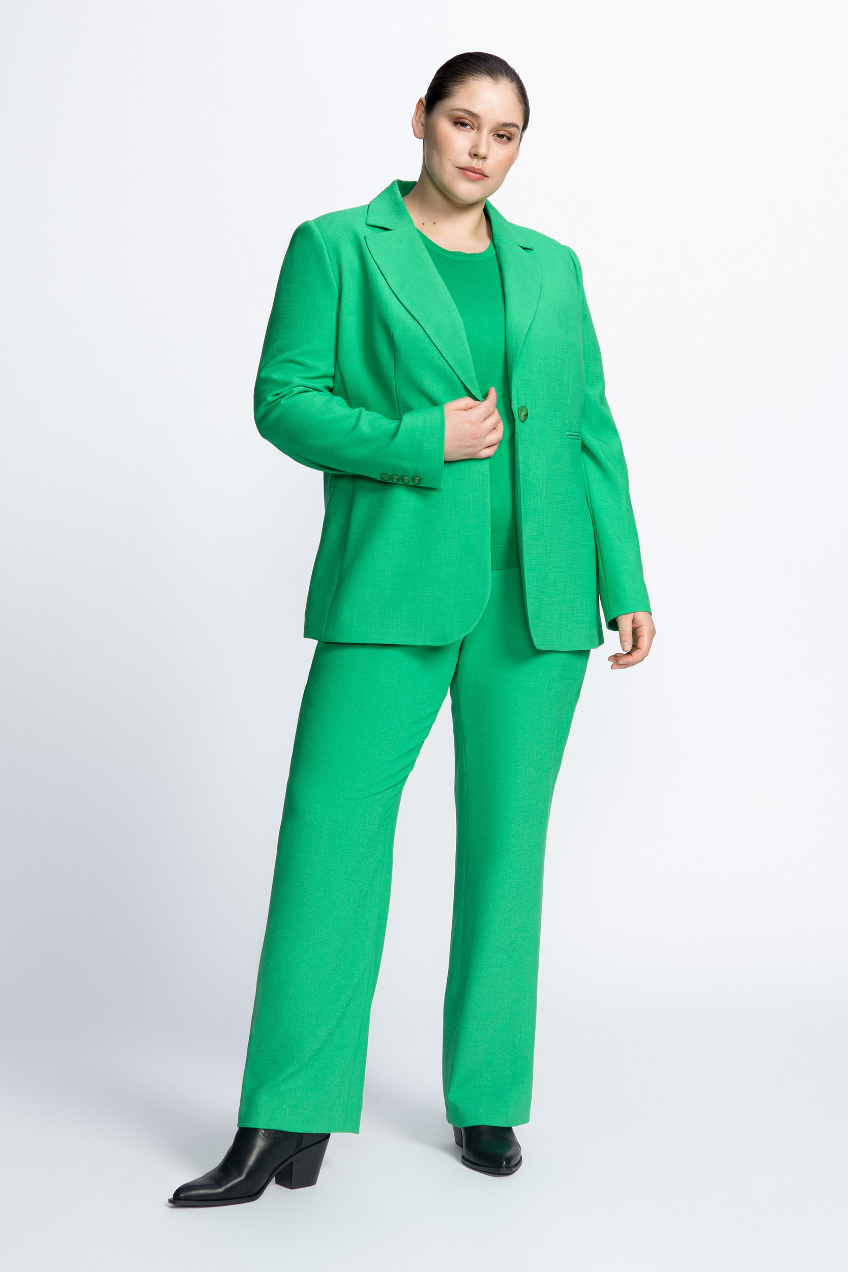 Taillierter Blazer aus Ecovero-Viskose