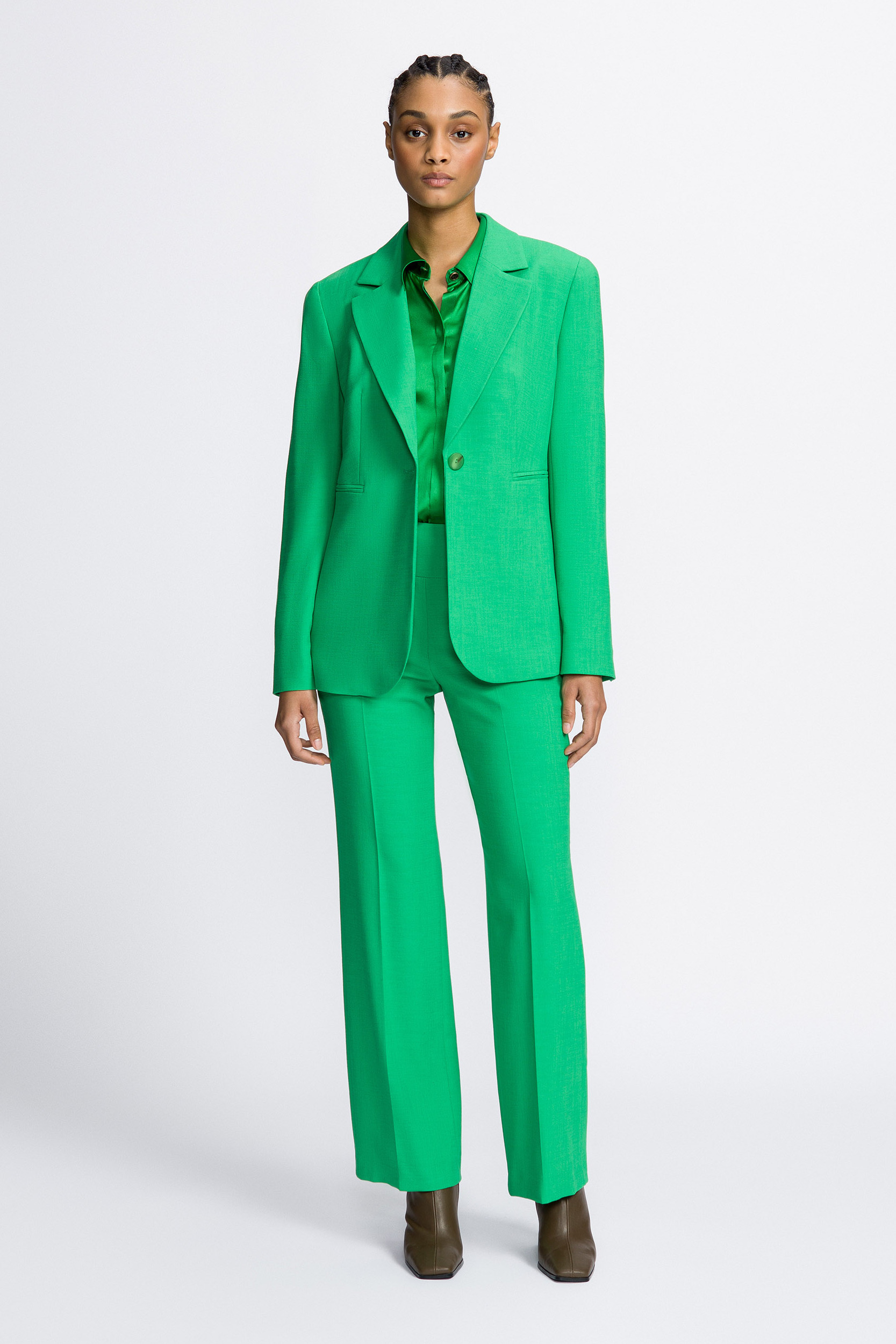 Taillierter Blazer aus Ecovero-Viskose