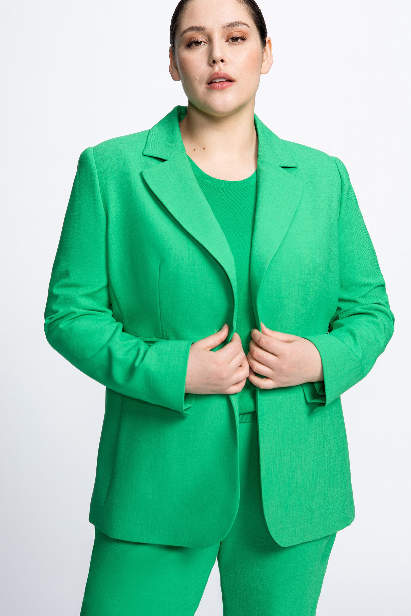 Taillierter Blazer aus Ecovero-Viskose