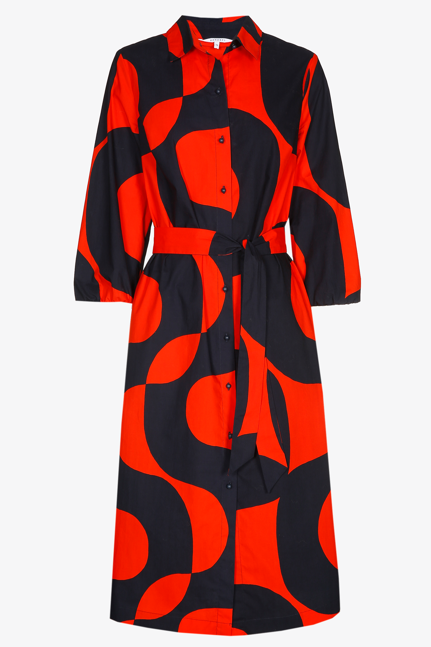 Mid-length cotton dress