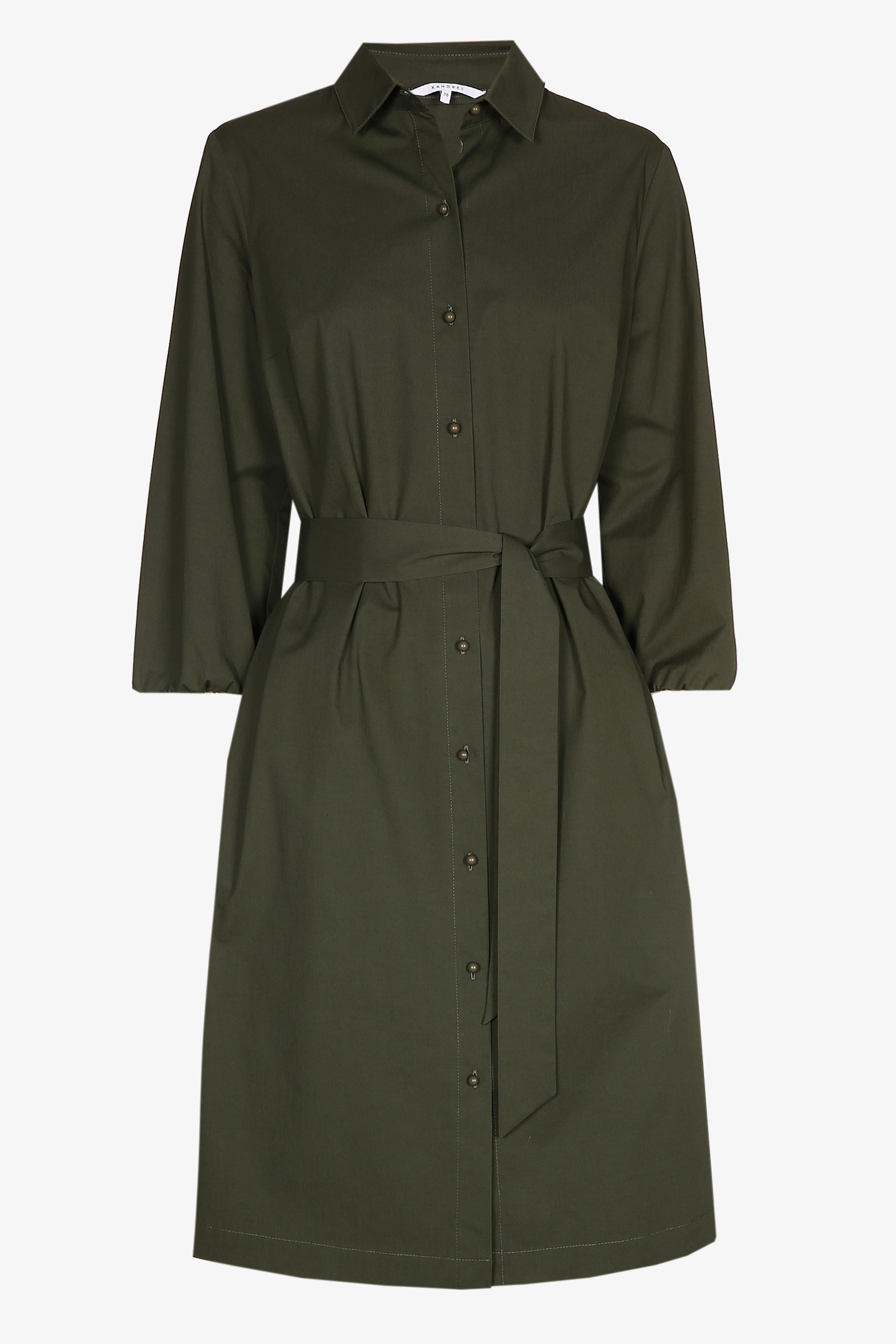 Mid-length cotton dress