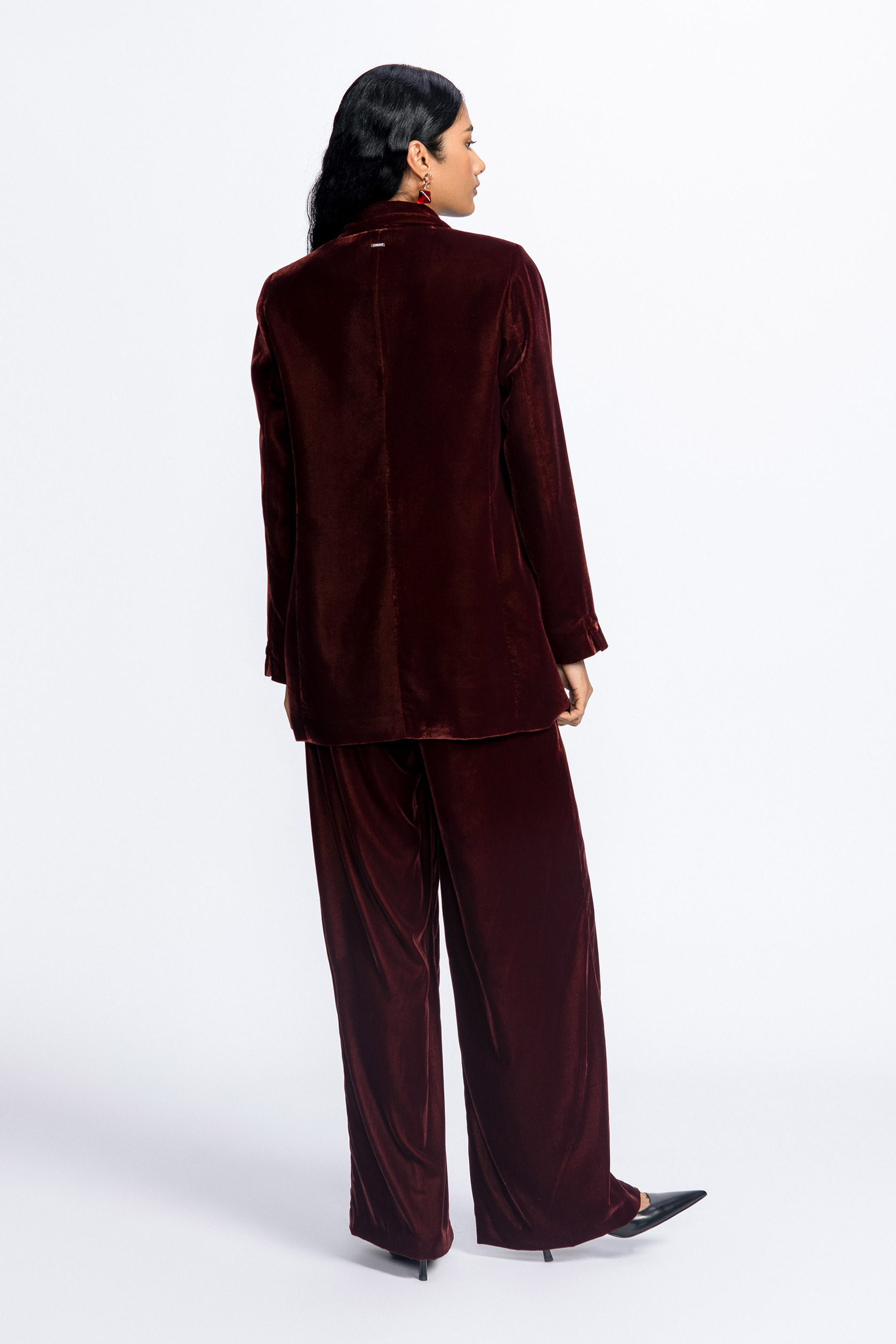 Blazer en velours classique