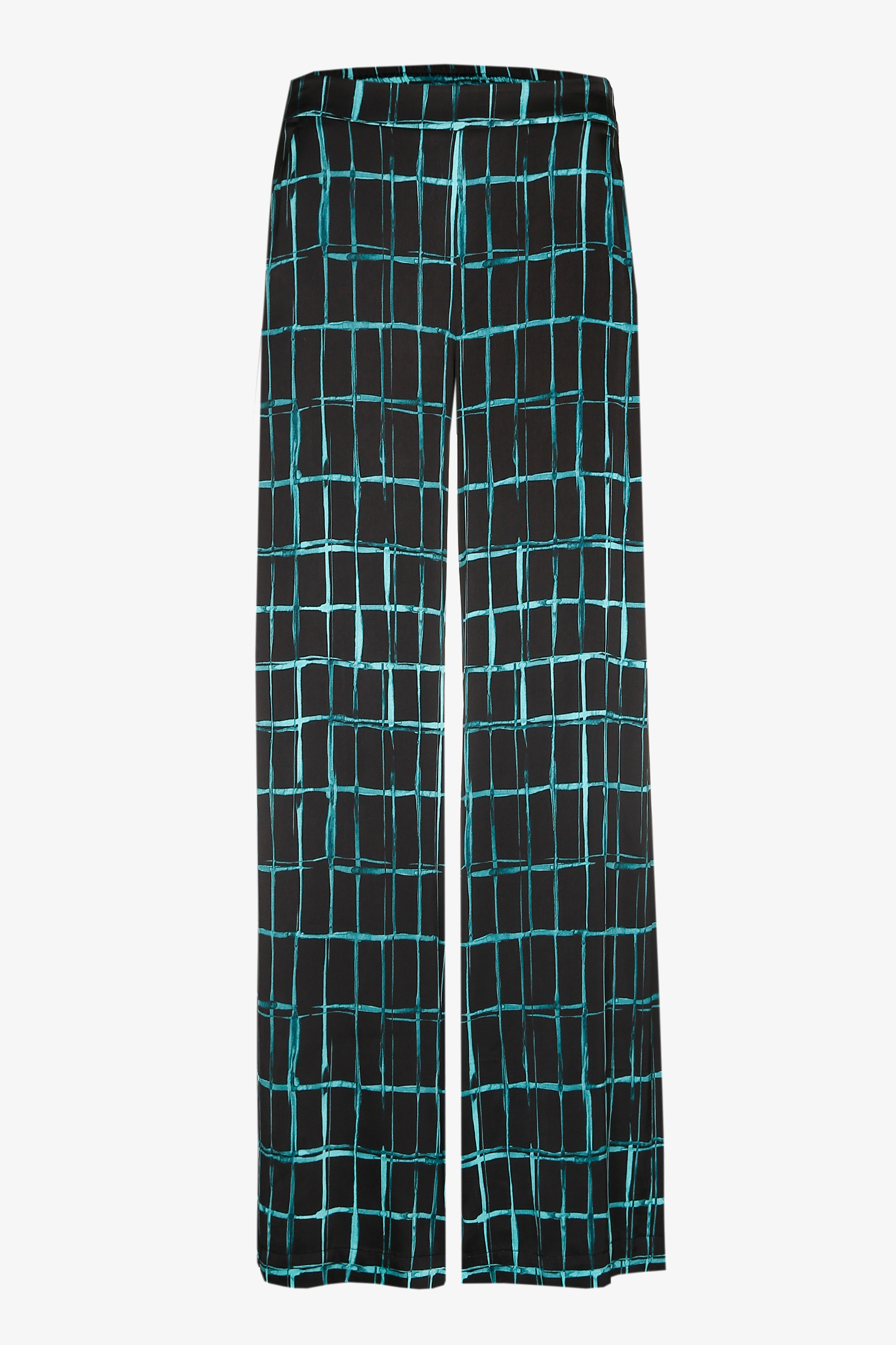 Pantalon large à motif