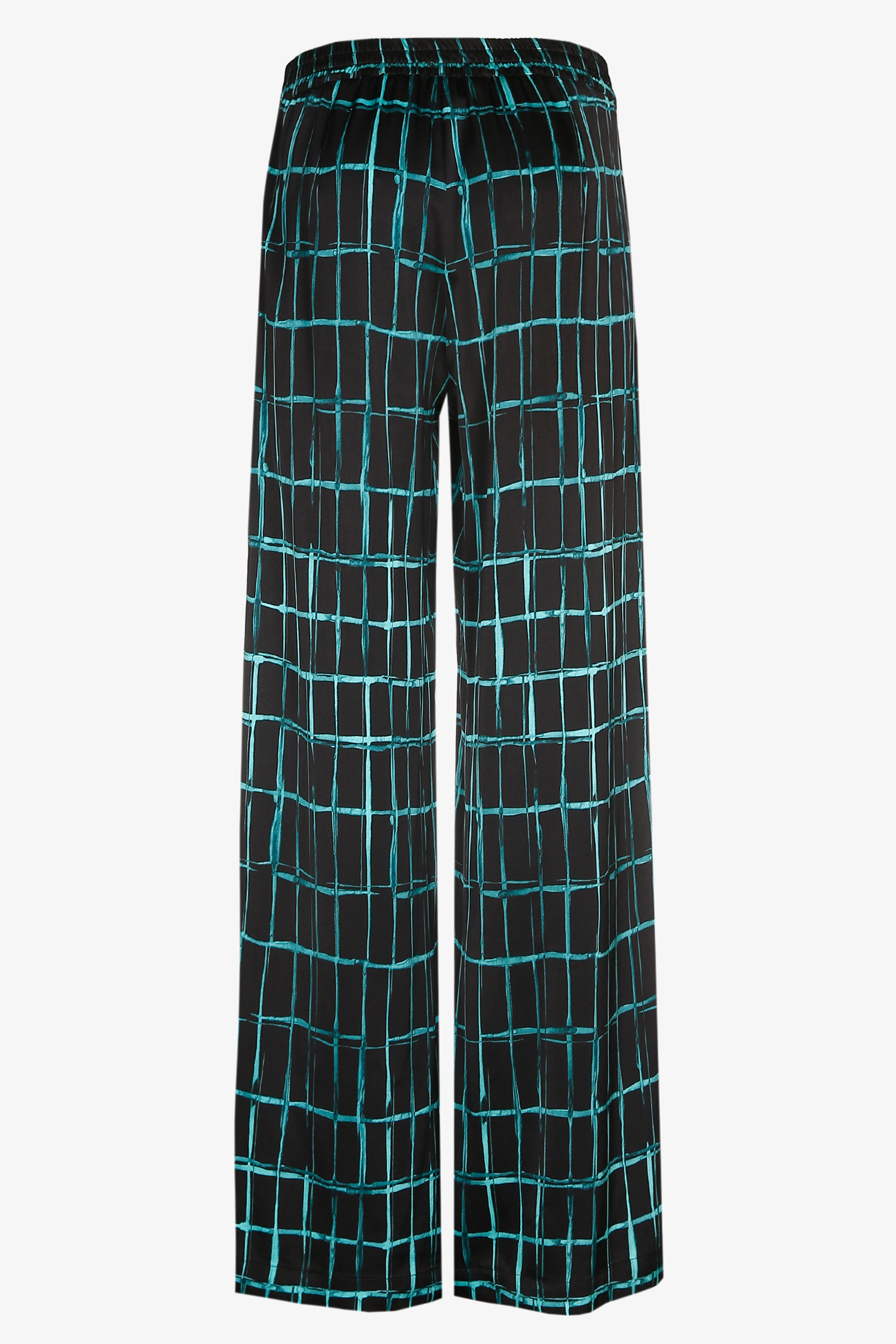 Pantalon large à motif