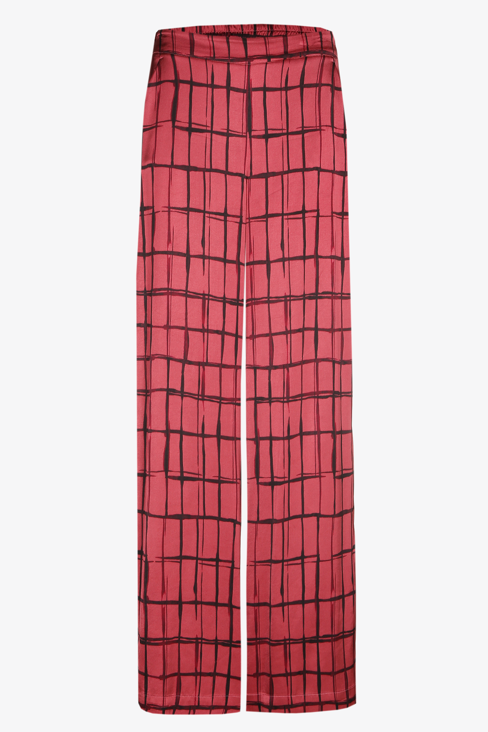 Pantalon large à motif
