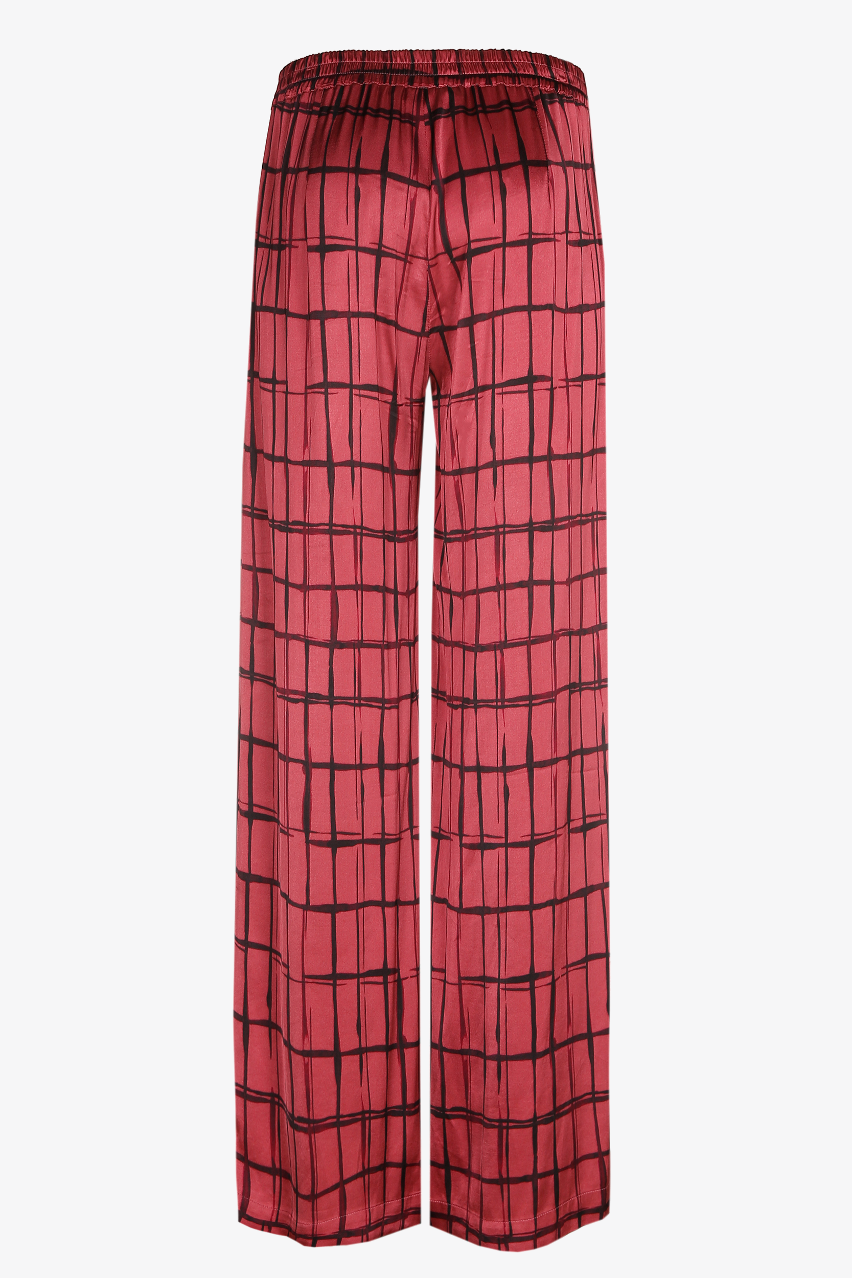 Pantalon large à motif