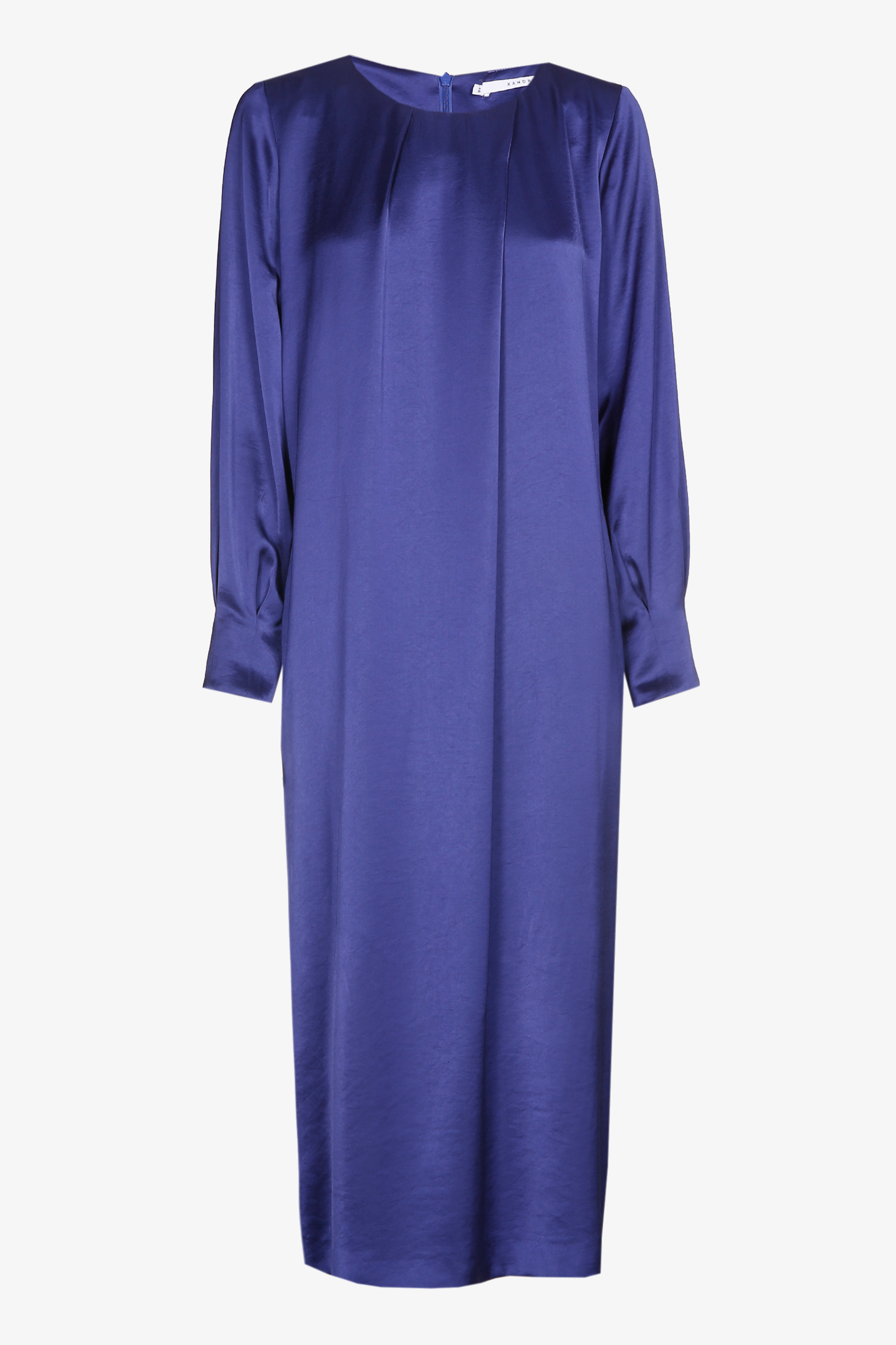 Kleid in glänzender Satinoptik 
