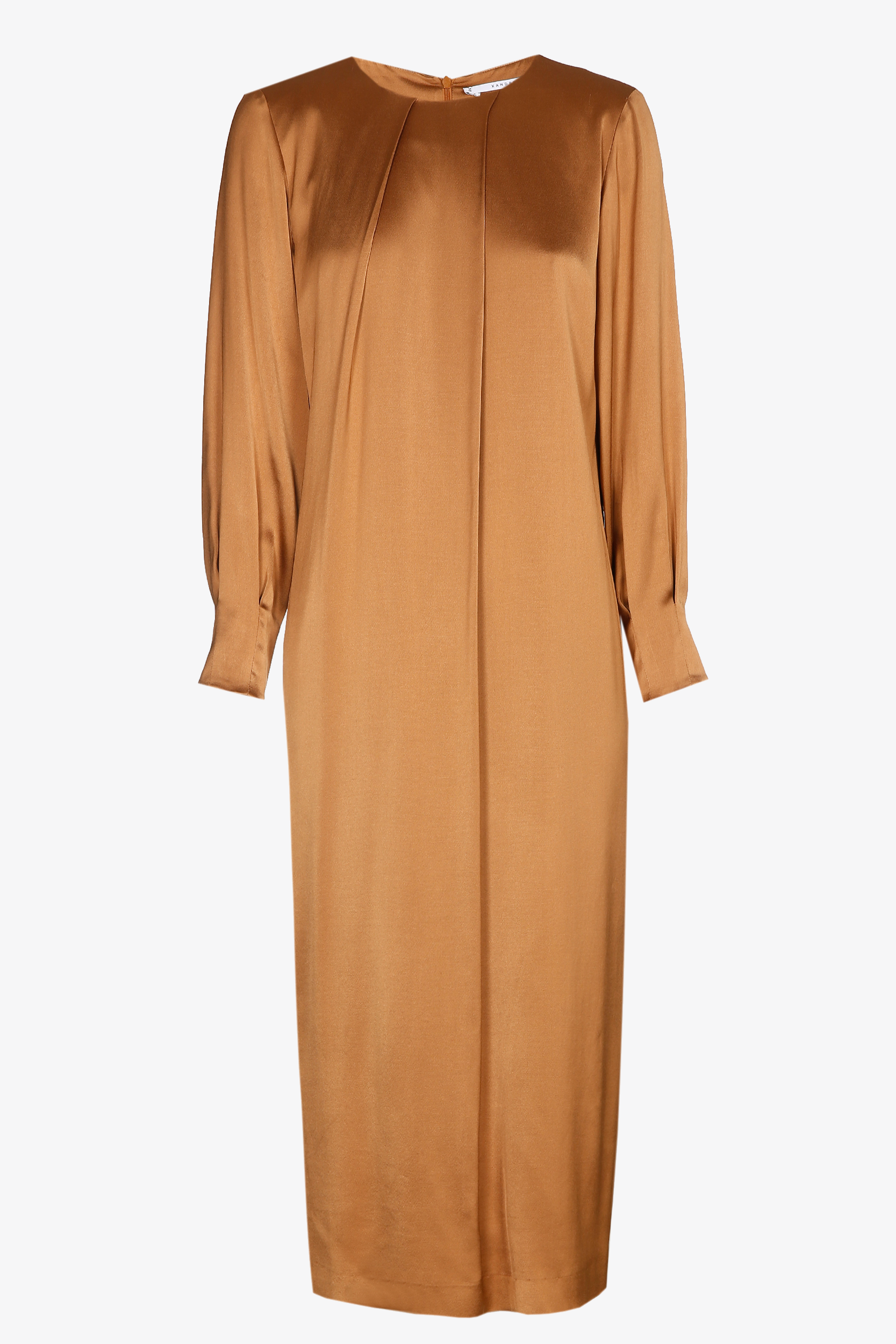 Dress with satin finish 