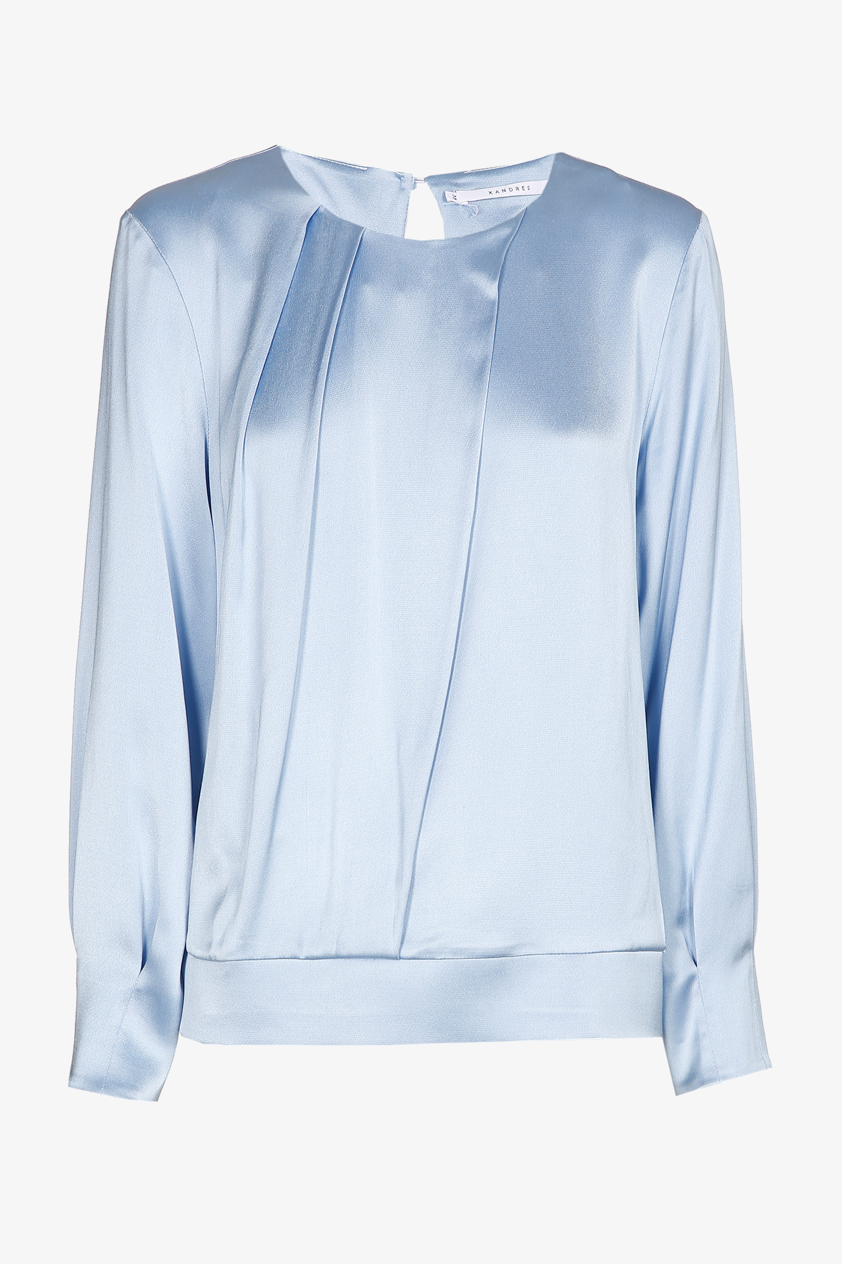 Blouse satinée