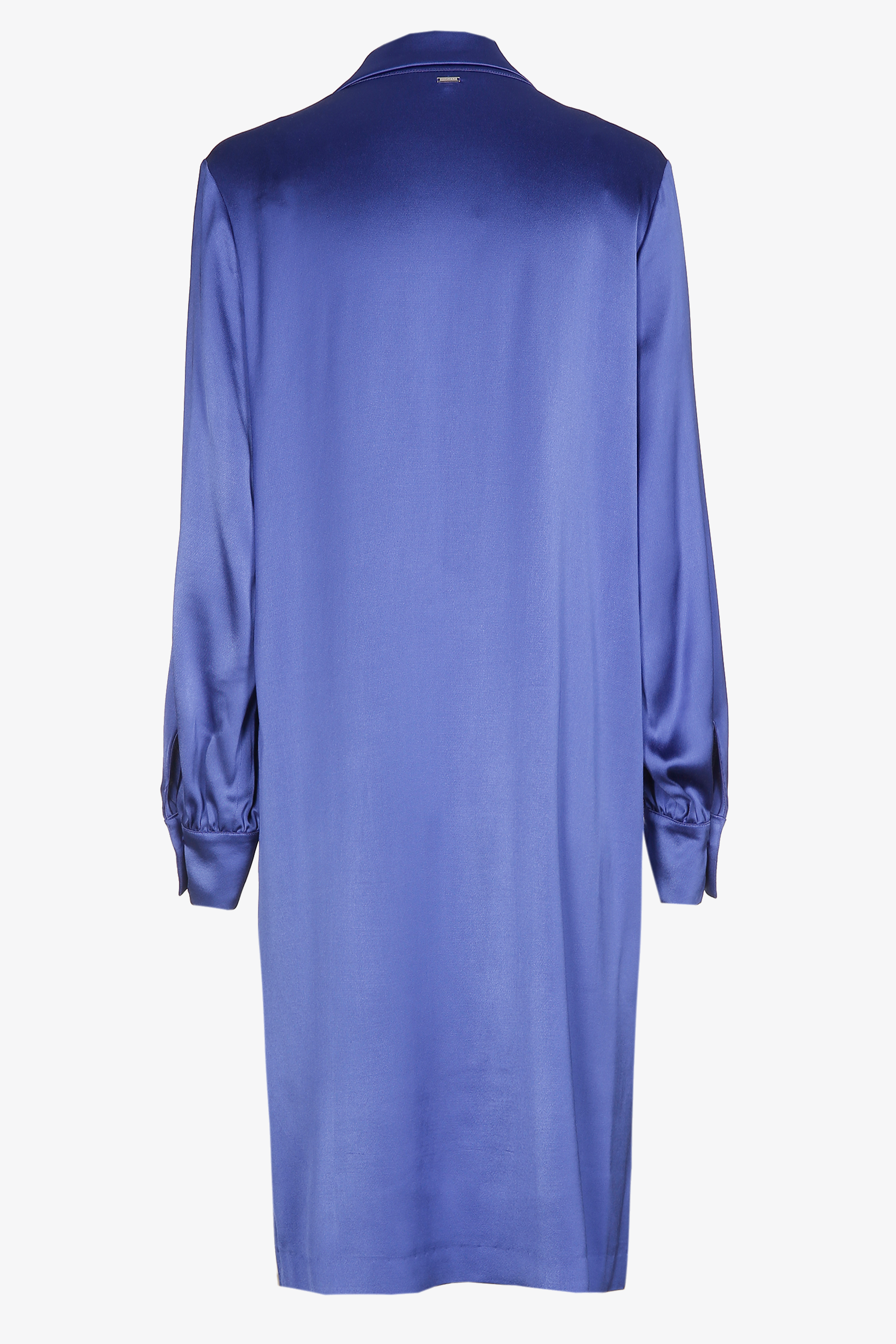 Blusenkleid in glänzender Satinoptik