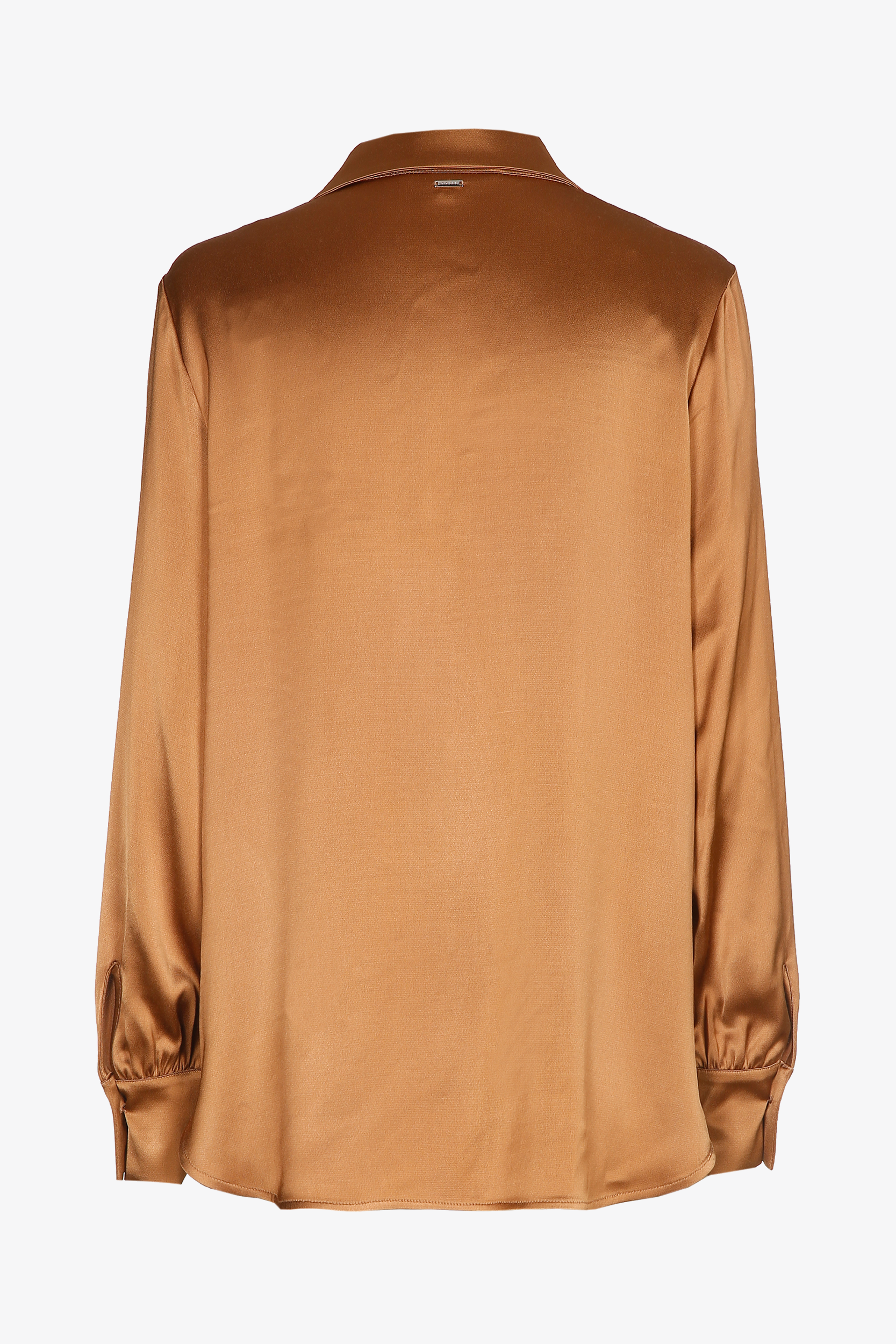 Bluse in glänzender Satinoptik