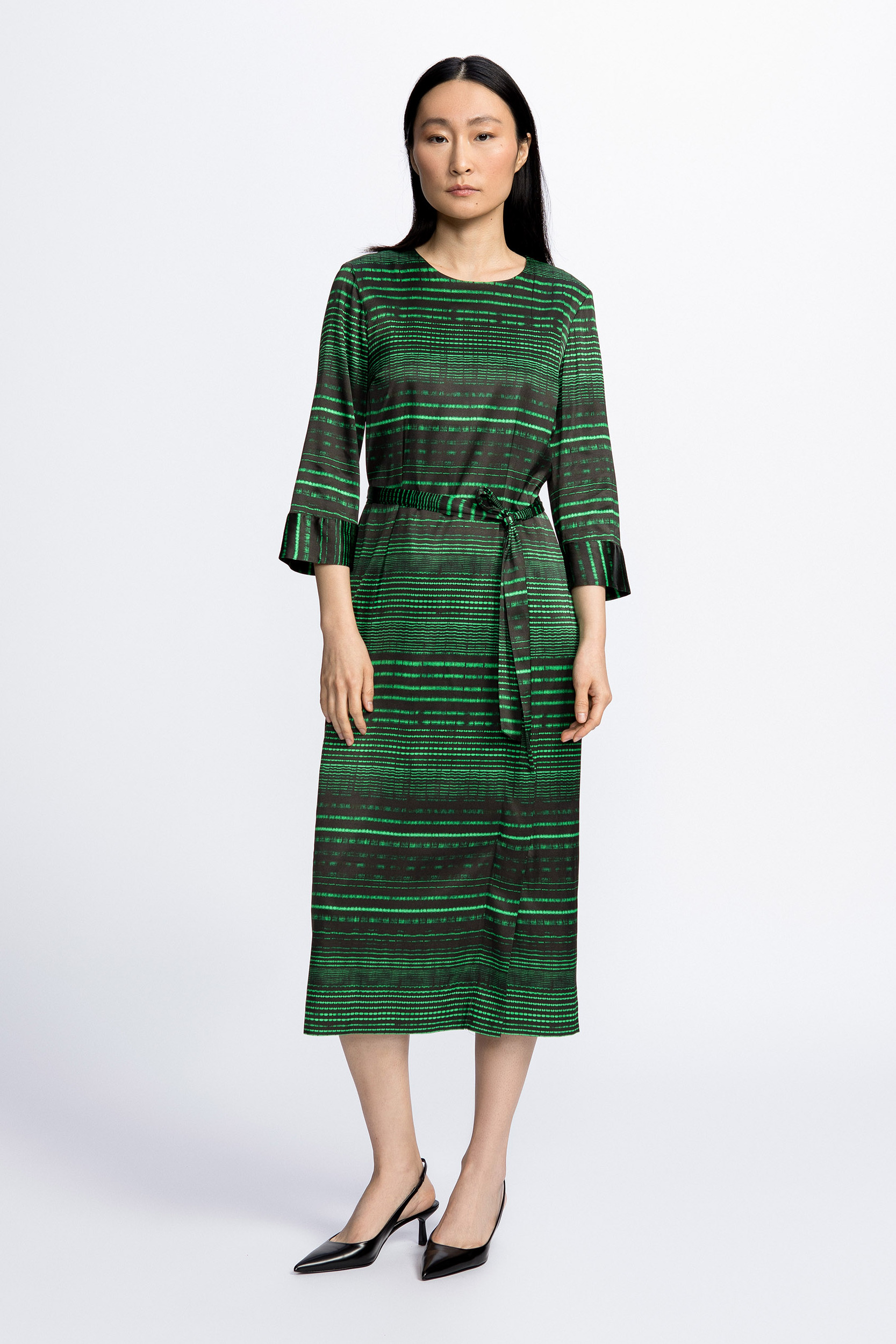Dress with graphic print