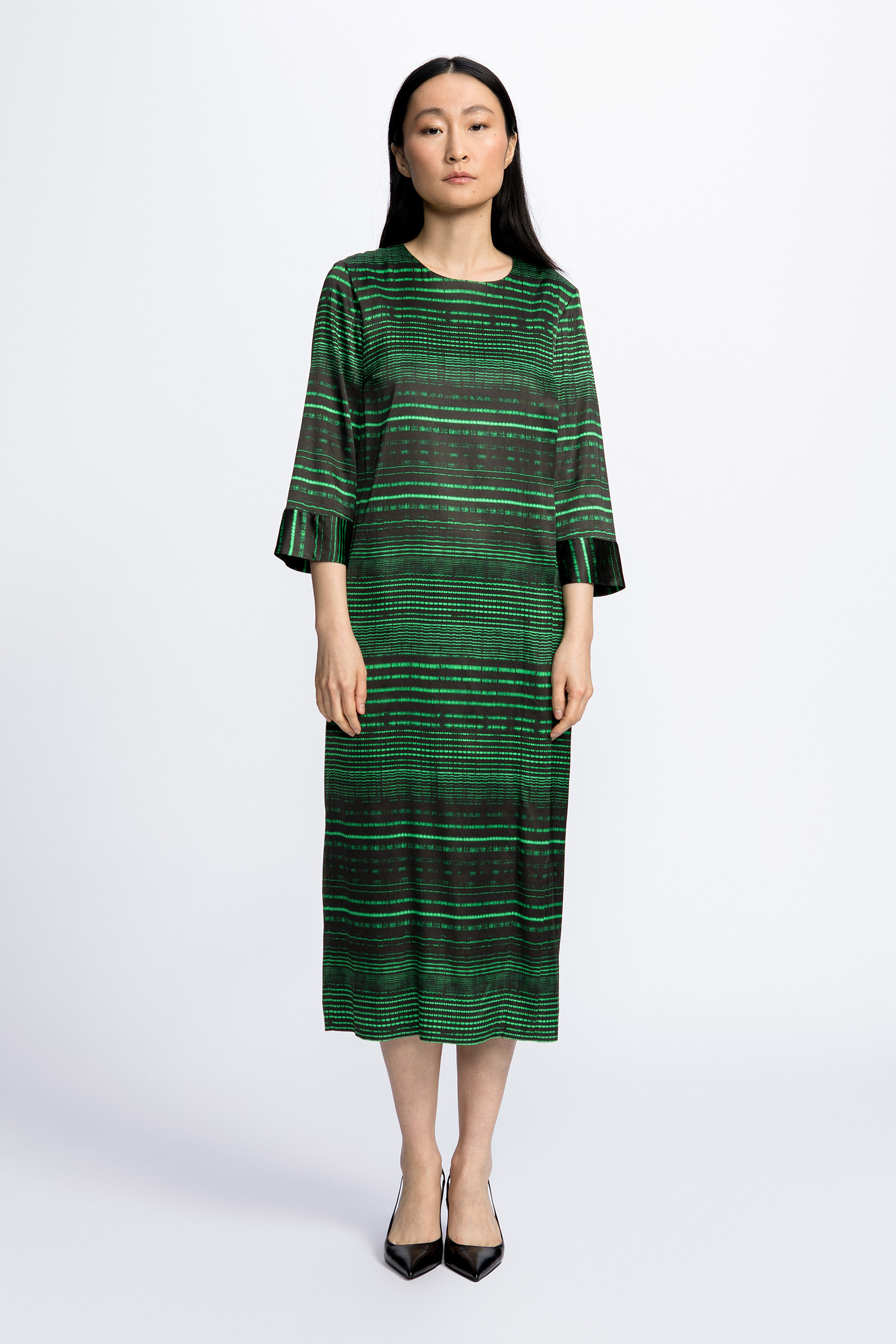 Dress with graphic print