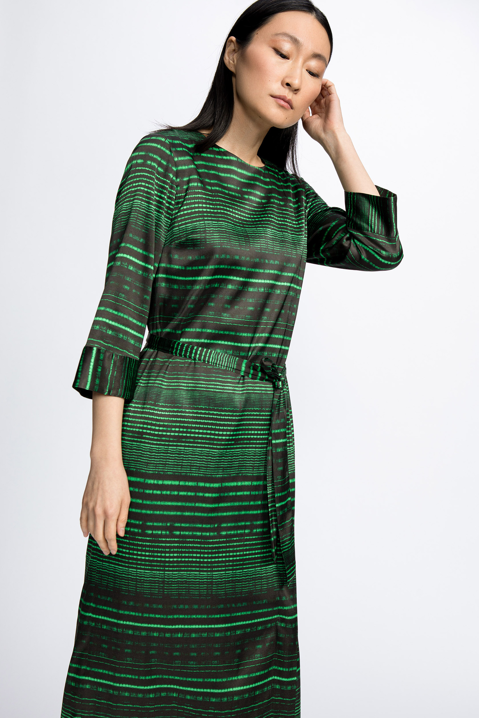 Dress with graphic print