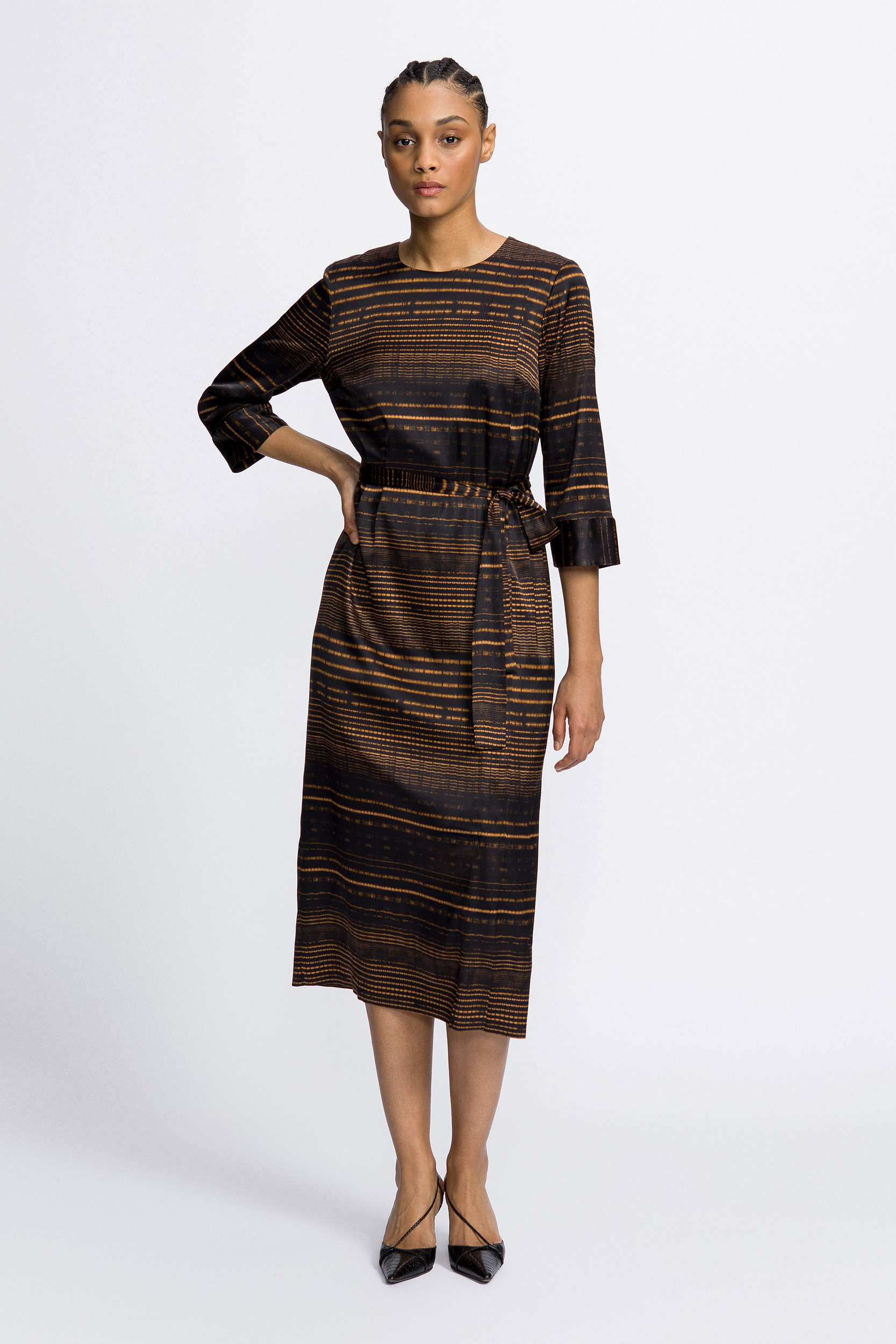 Dress with graphic print