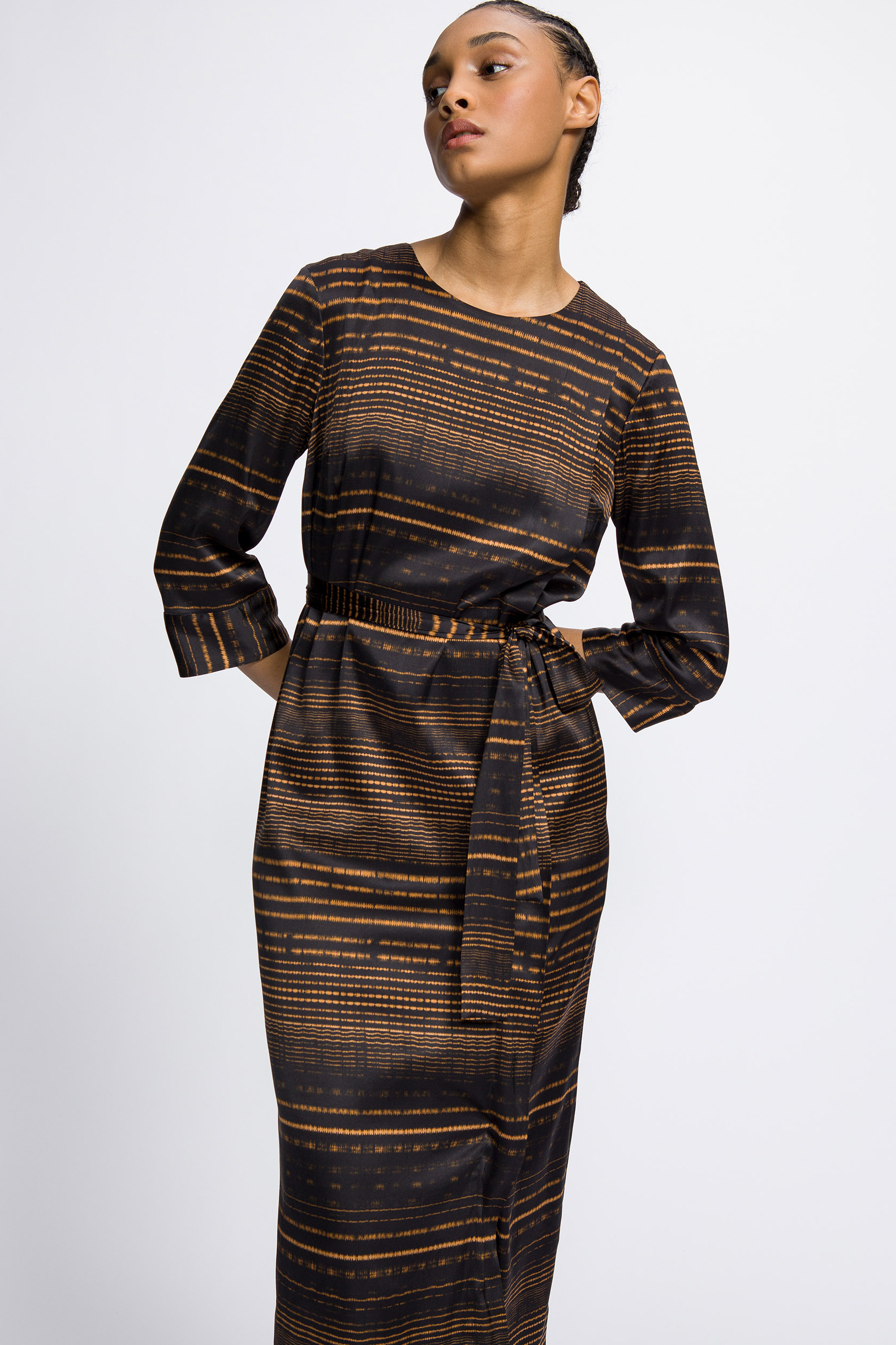 Dress with graphic print