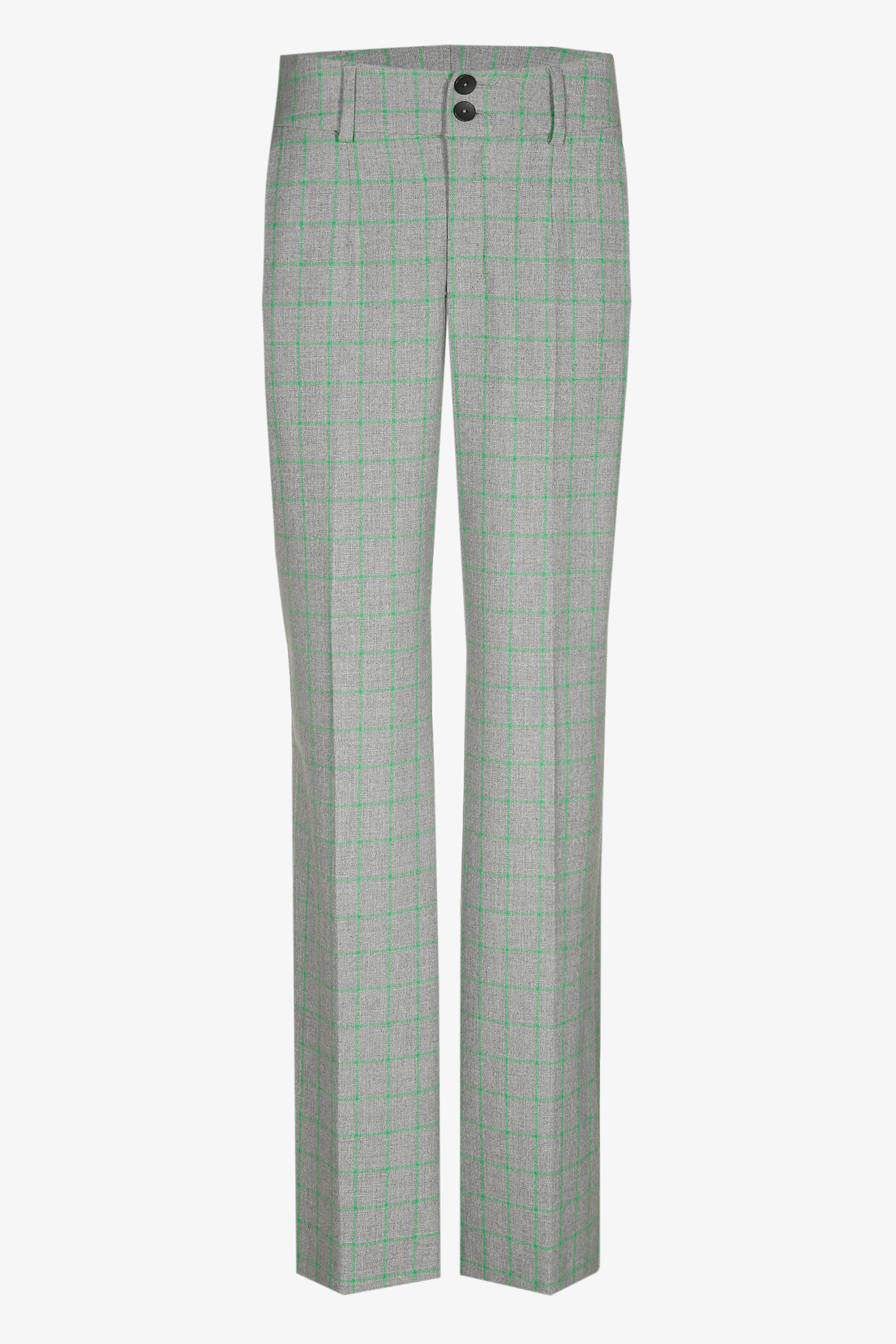 Karohose mit weitem Bein