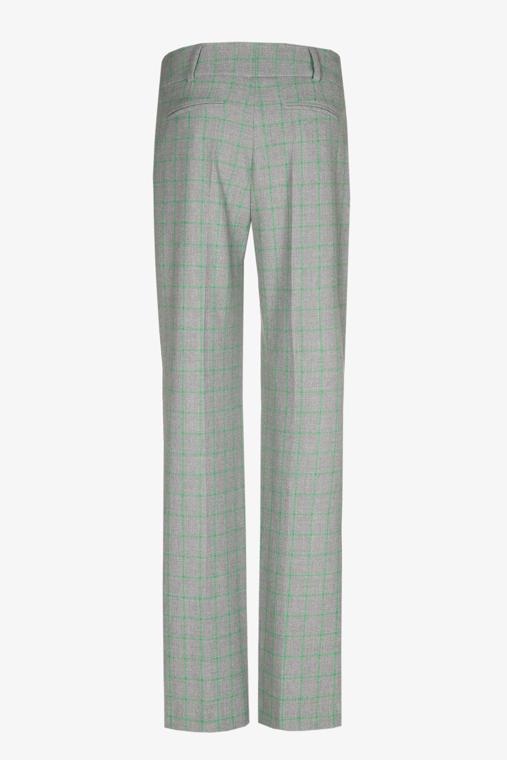 Karohose mit weitem Bein