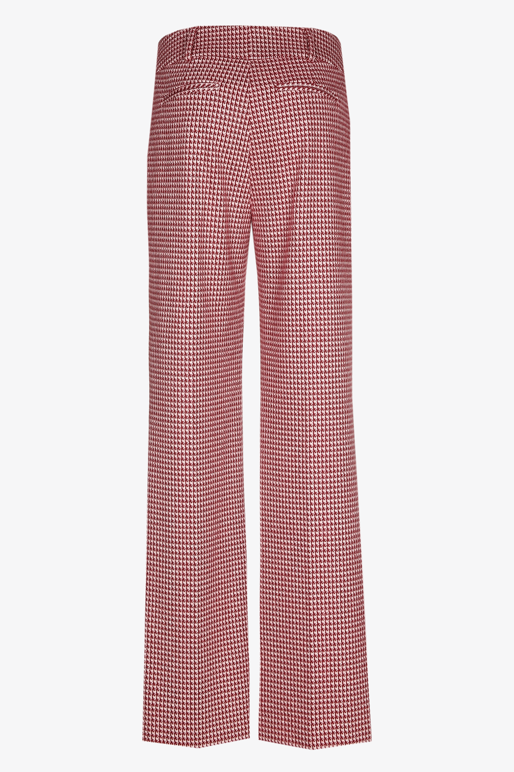 Pantalon à motif pied-de-poule