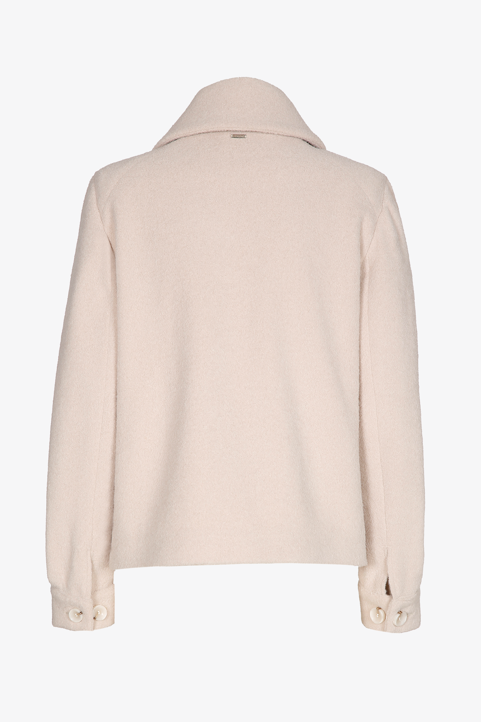 Short jacket with buttons